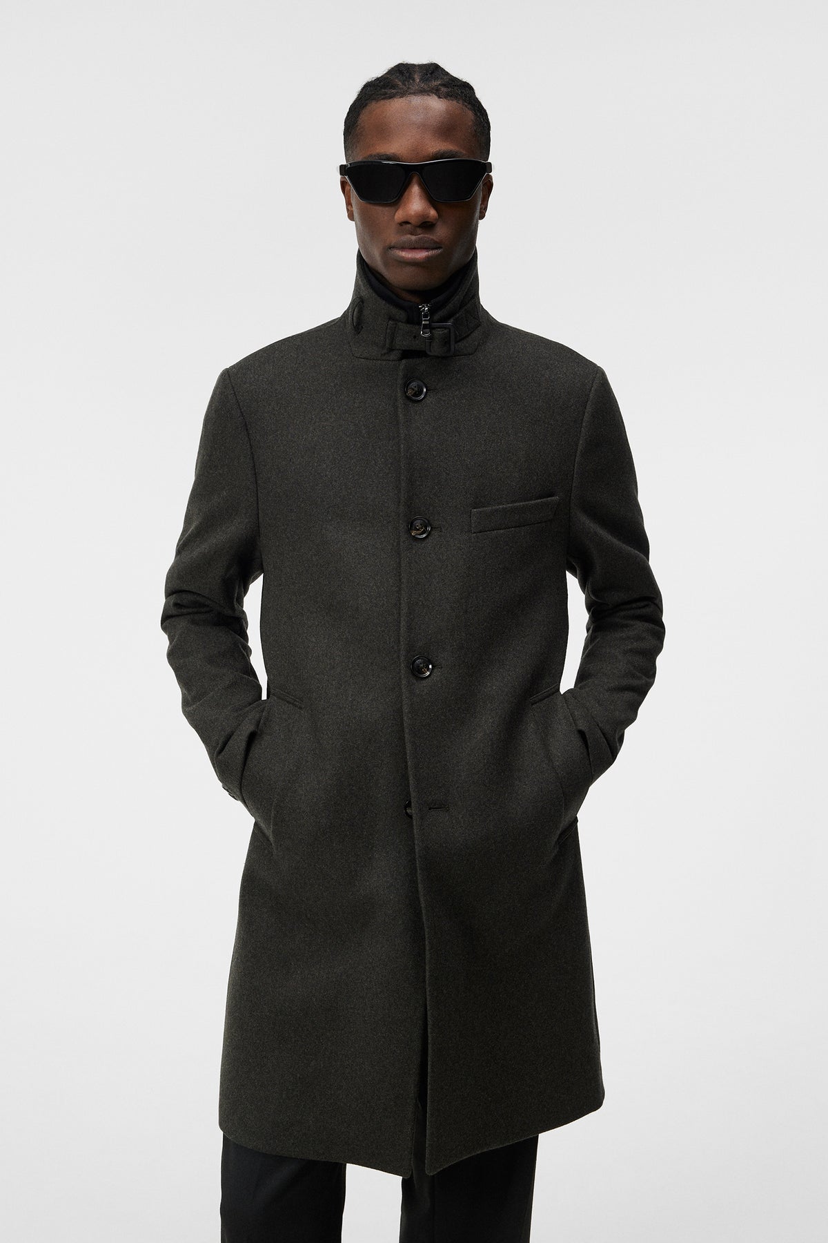 Holger Melton Coat / Forest Green