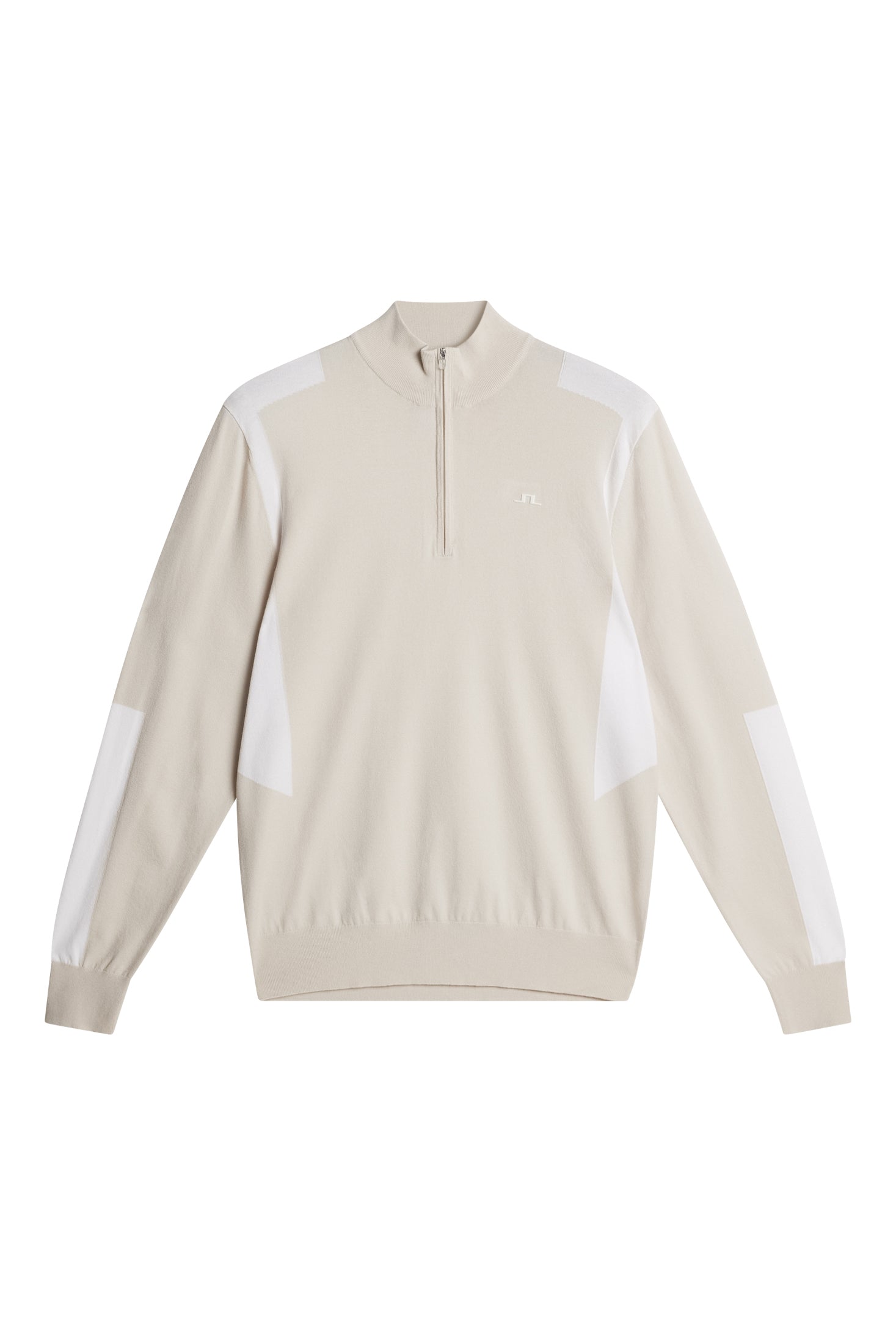 Kendrick Knitted Zip Sweater / Moonbeam | J.Lindeberg Official