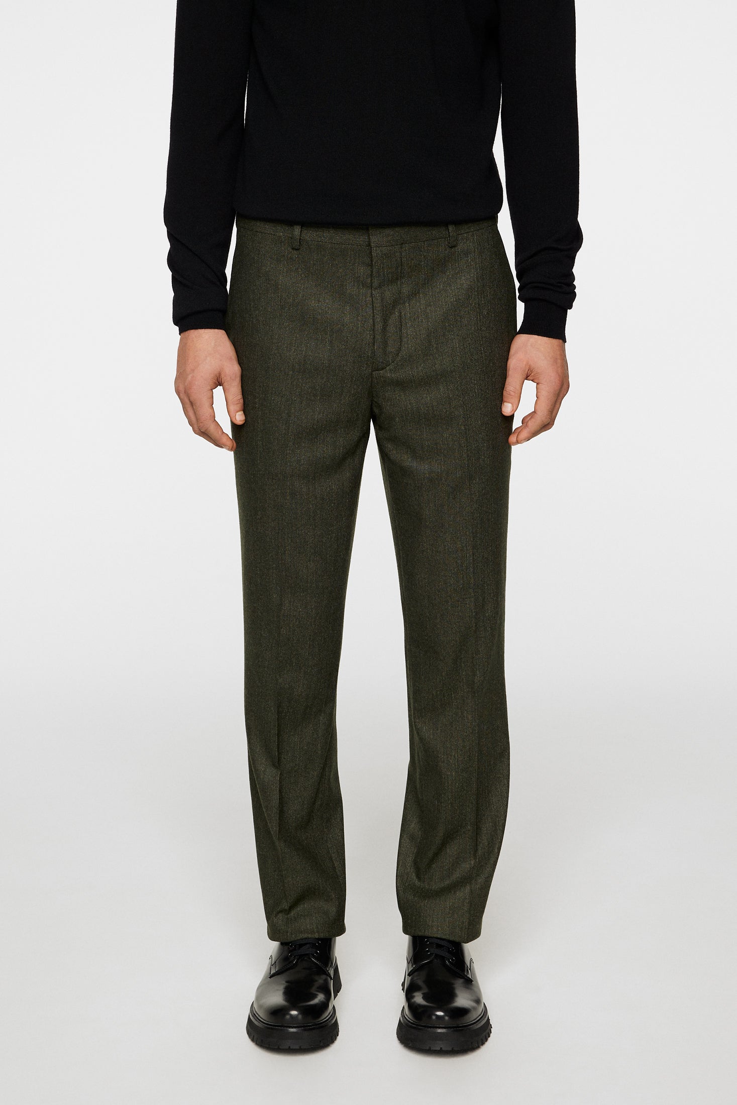 Lois Cash Stretch Flannel / Forest Green | J.Lindeberg Official