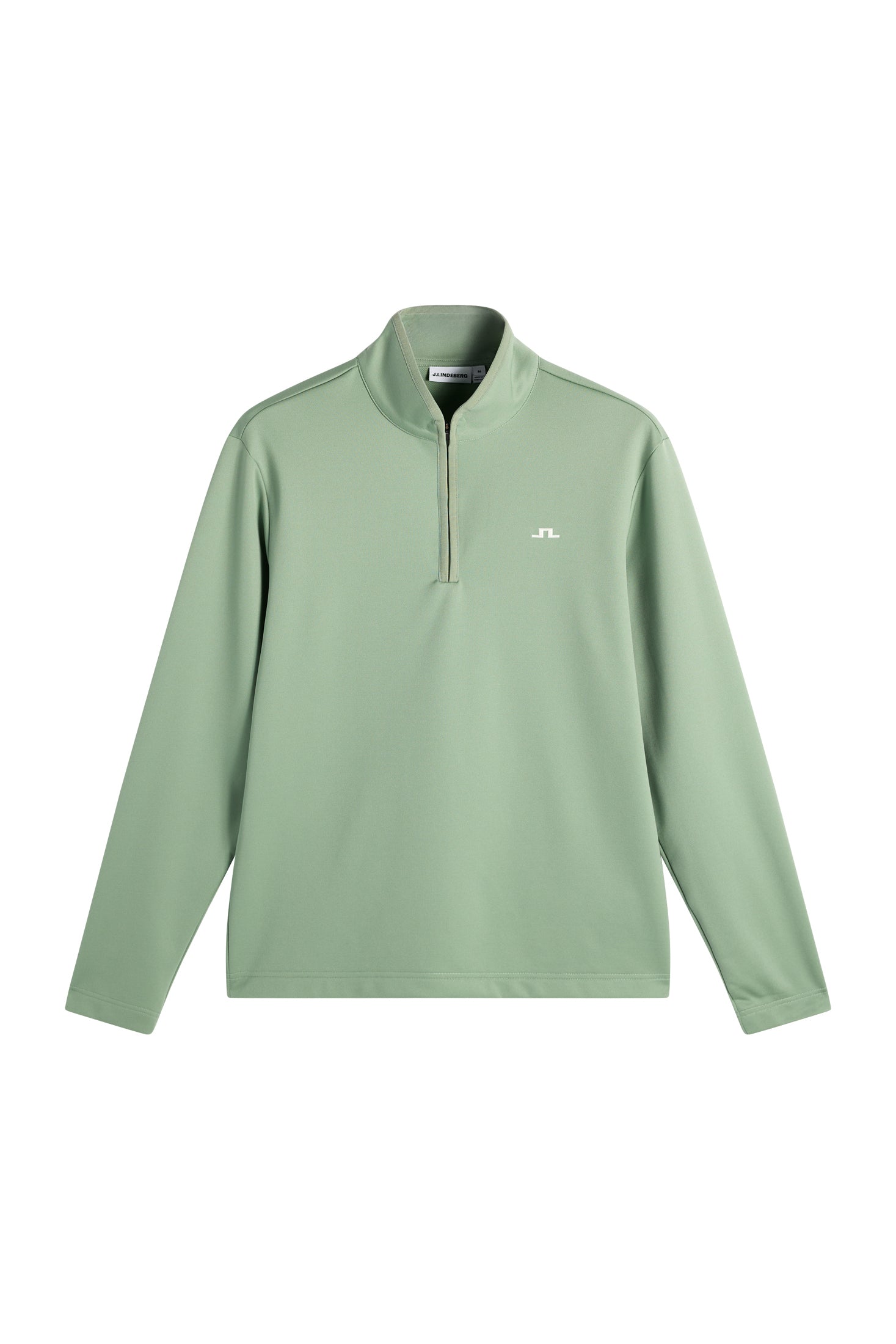 Clide Quarter Zip Mid Layer / Hedge Green | J.Lindeberg Official