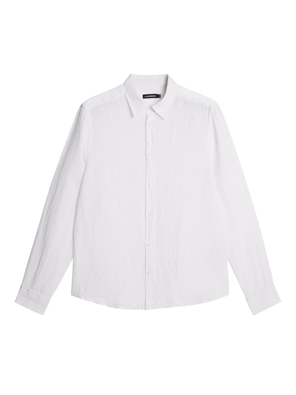 Slim LS Linen Melange Shirt / White