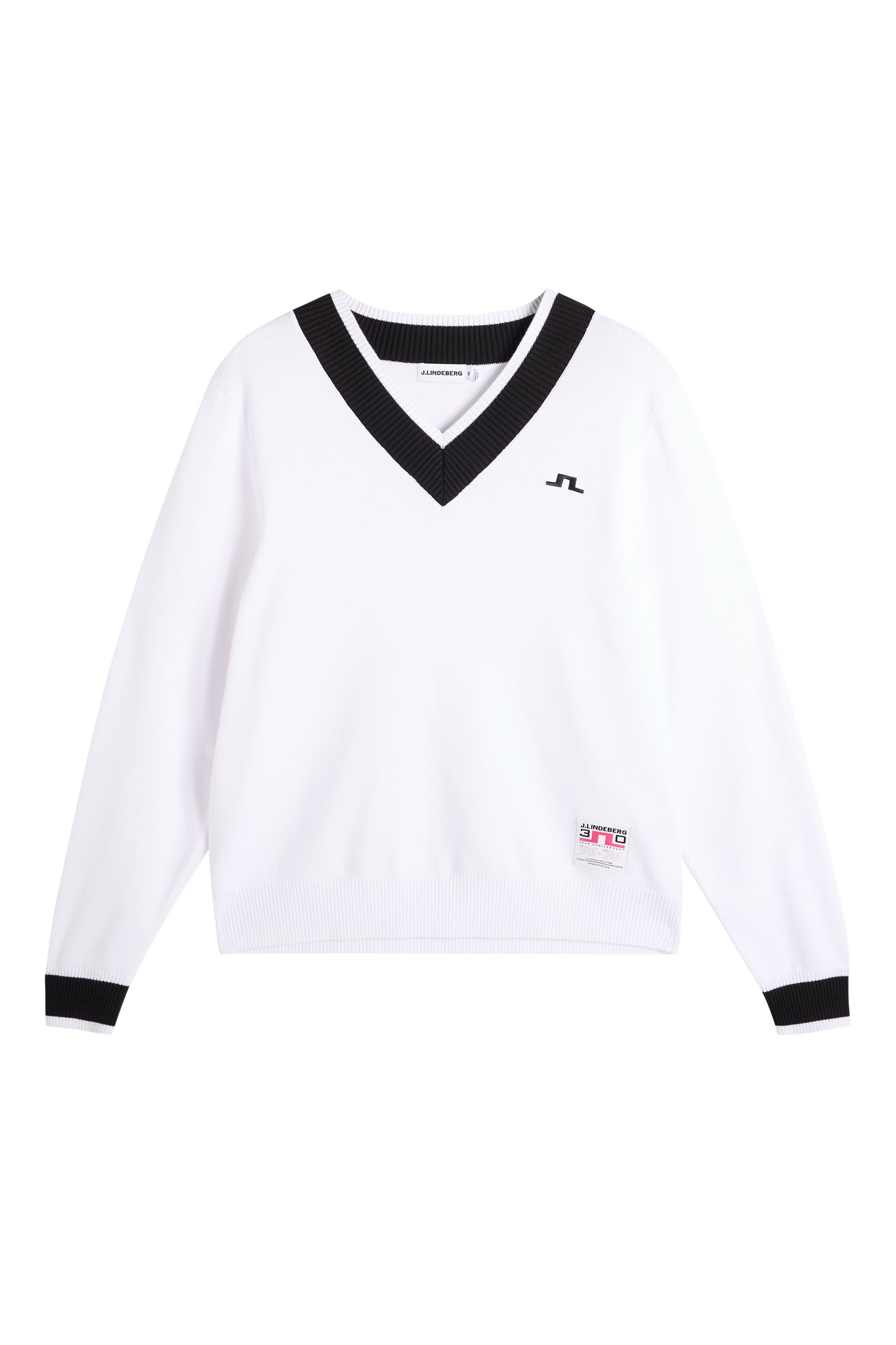 30Y Nikolas Knit Sweater / White – J.Lindeberg EU