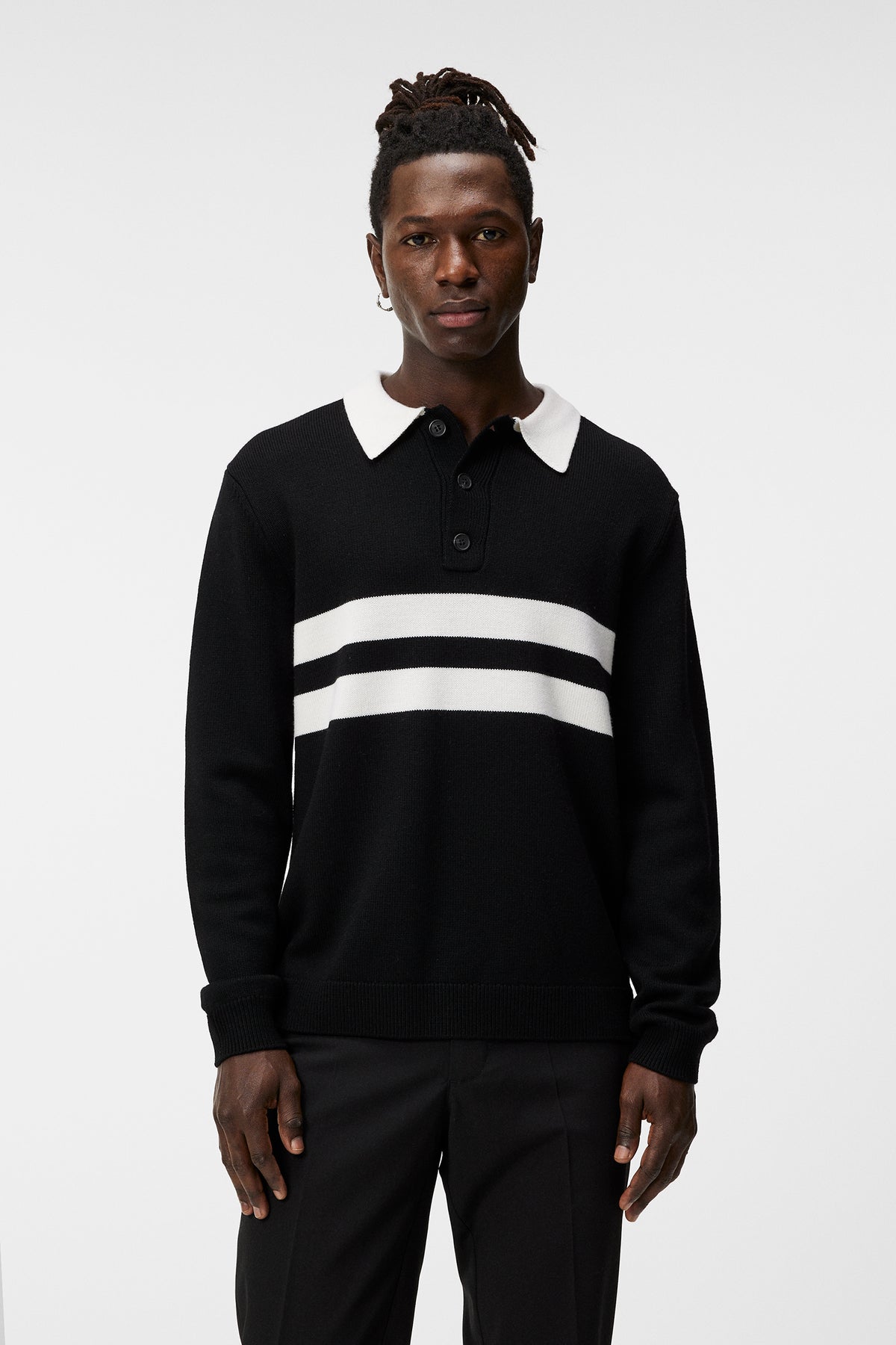 Patrik Rugby Knit / Black