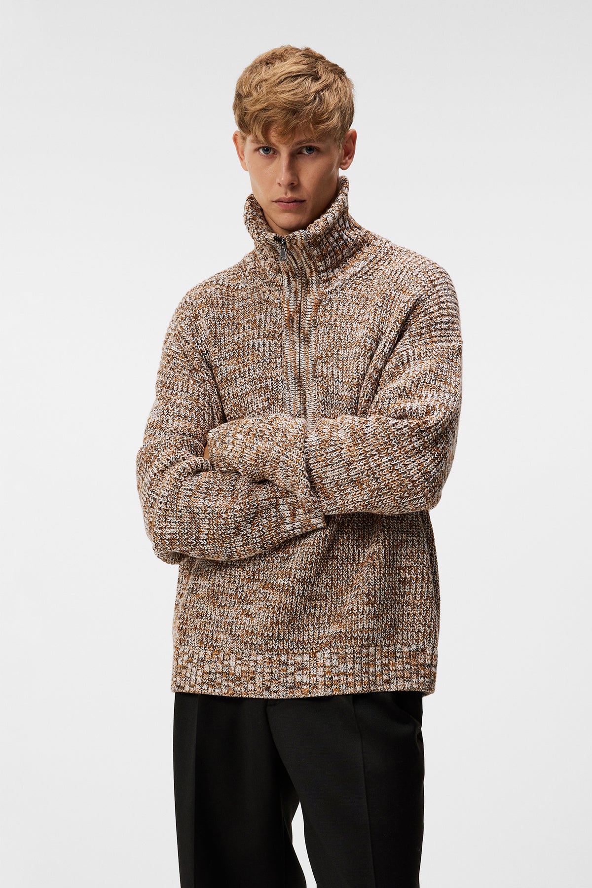 Chester Jacquard Quarter Zip / Canuto
