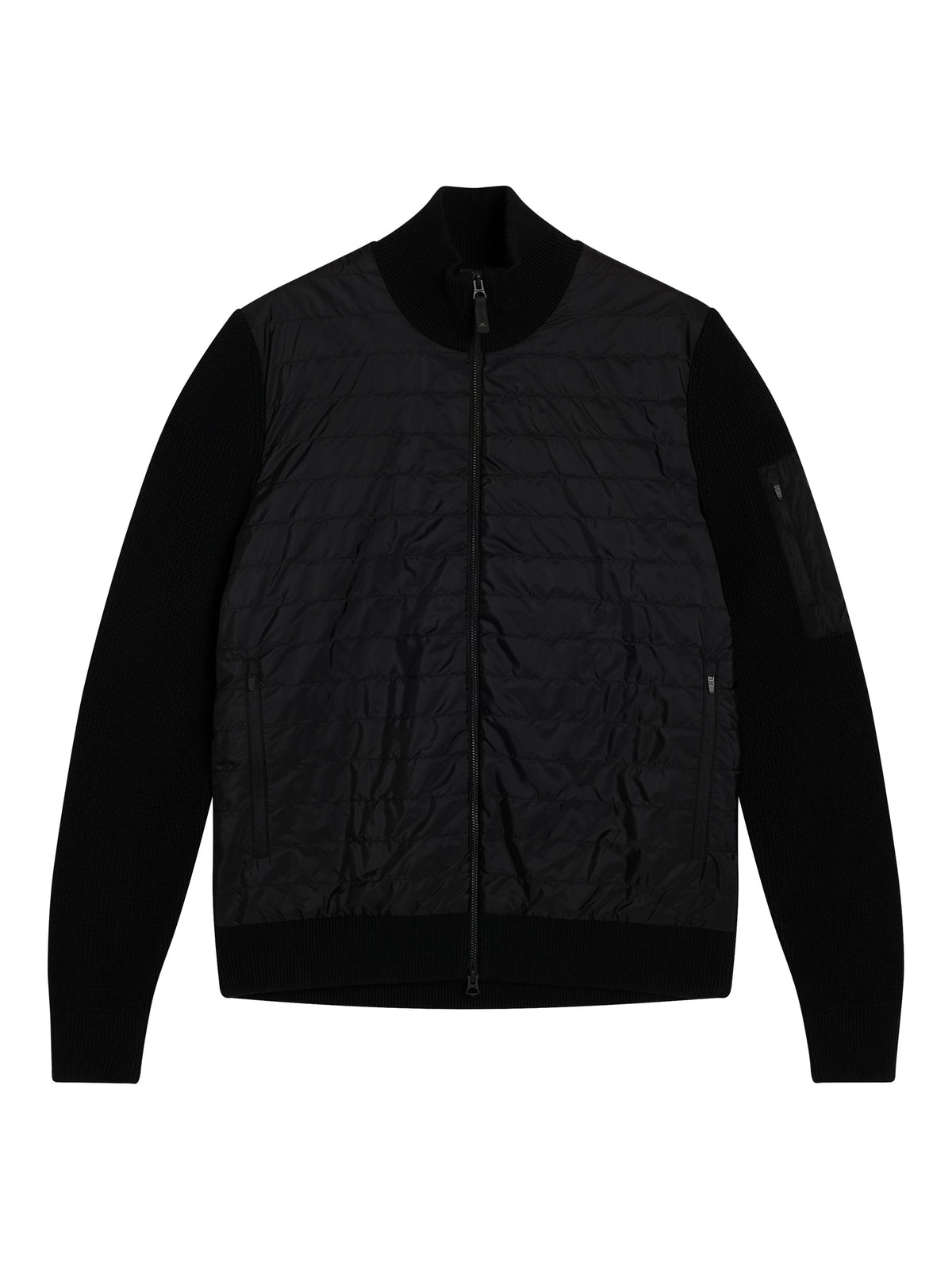 Beck Knitted Hybrid Jacket / Black