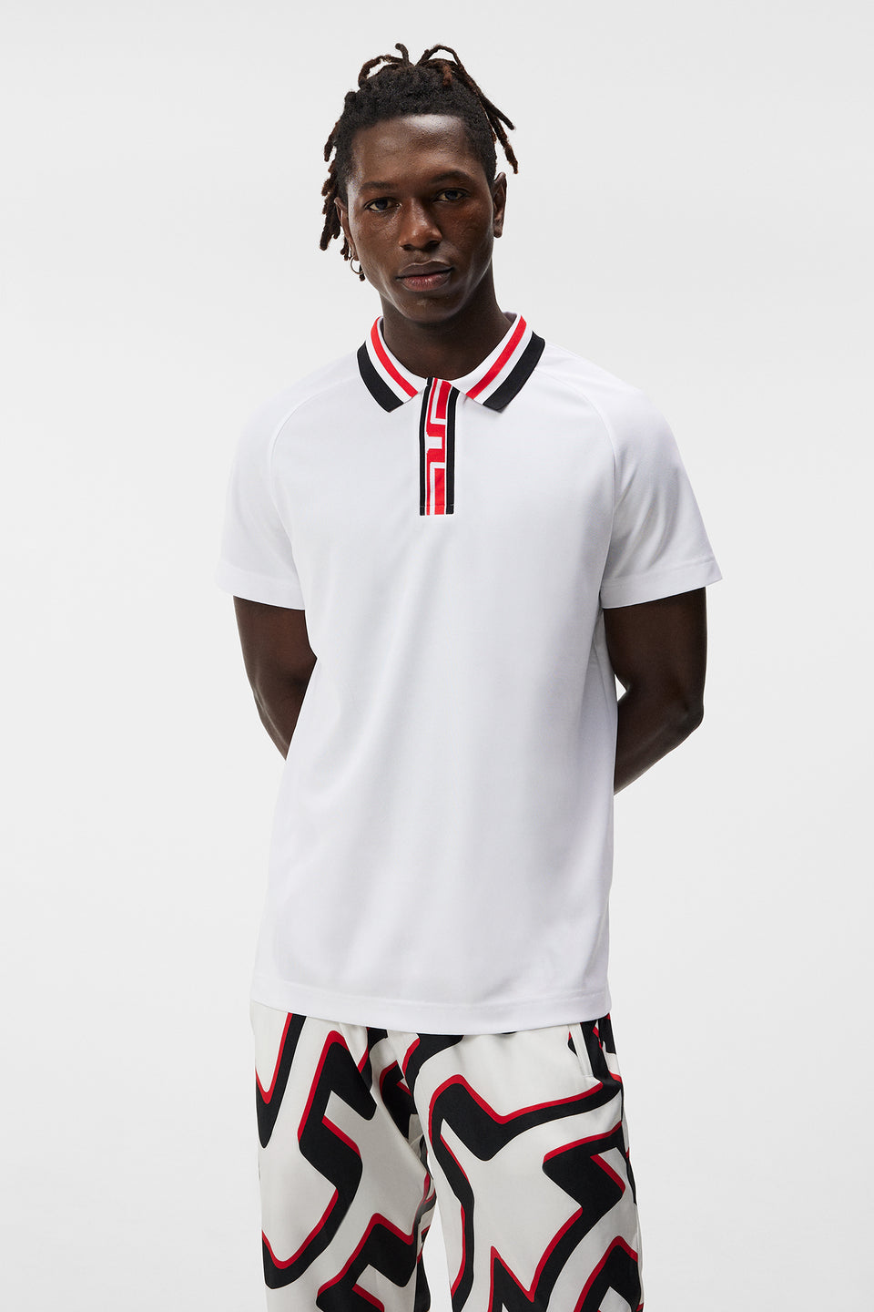 Hals Regular Fit Polo / White