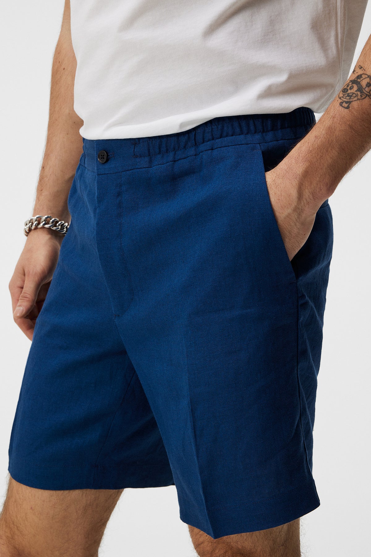 Baron Linen Shorts / Estate Blue