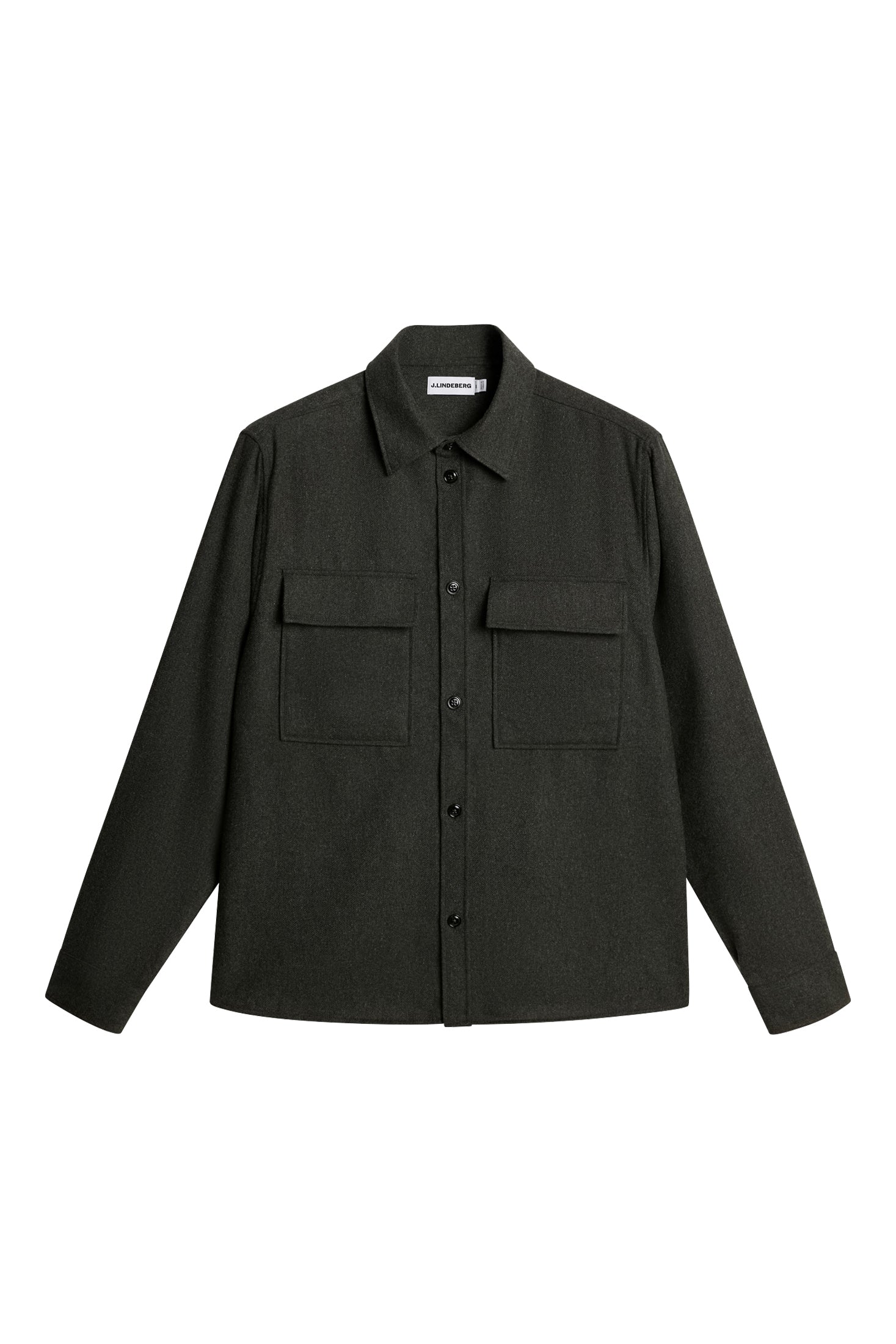 Flat Wool Overshirt / Forest Green – J.Lindeberg