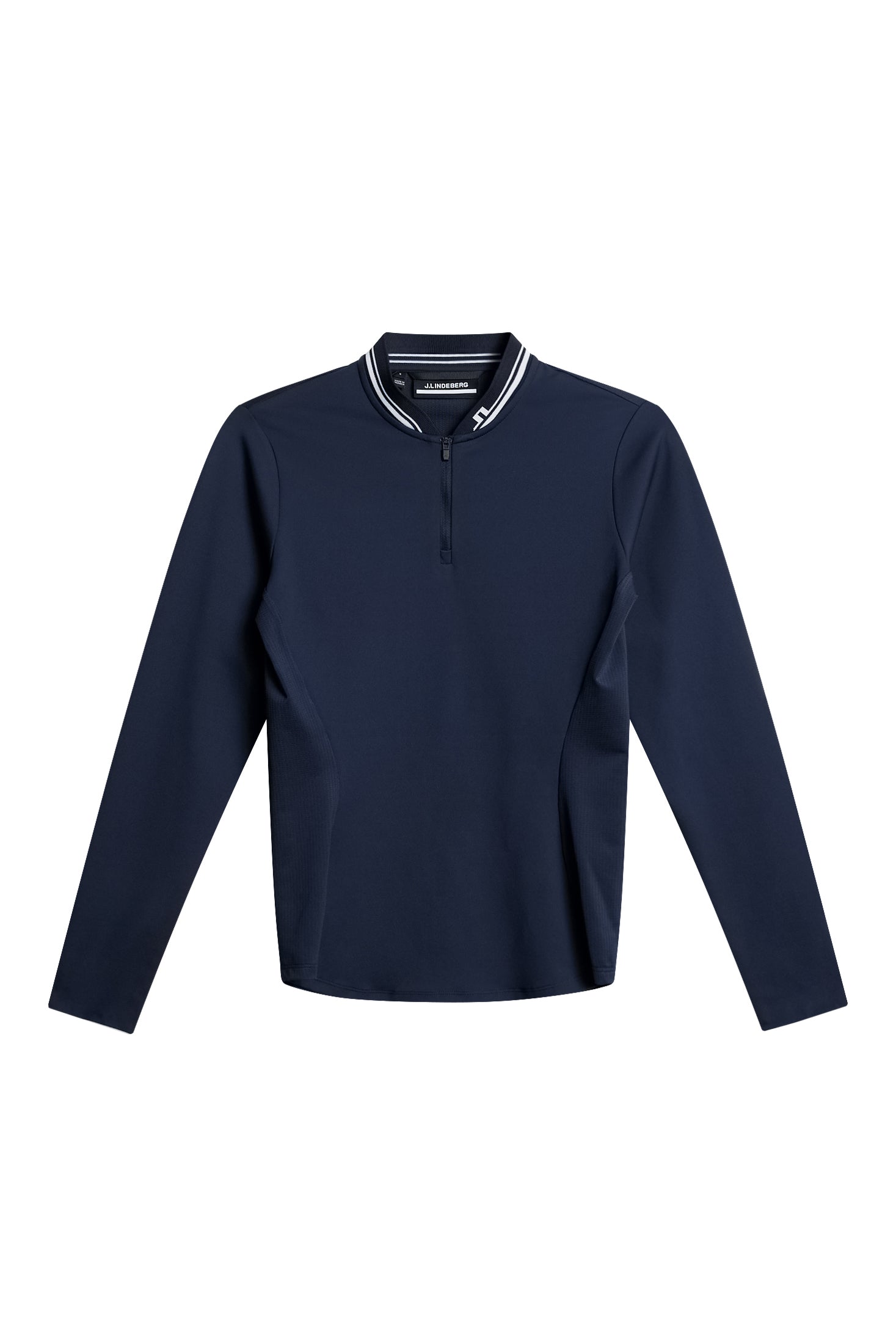 J.LINDEBERG 防風 半袖ハーフジップ46(L相当) ネイビー 新品 【公式通販】