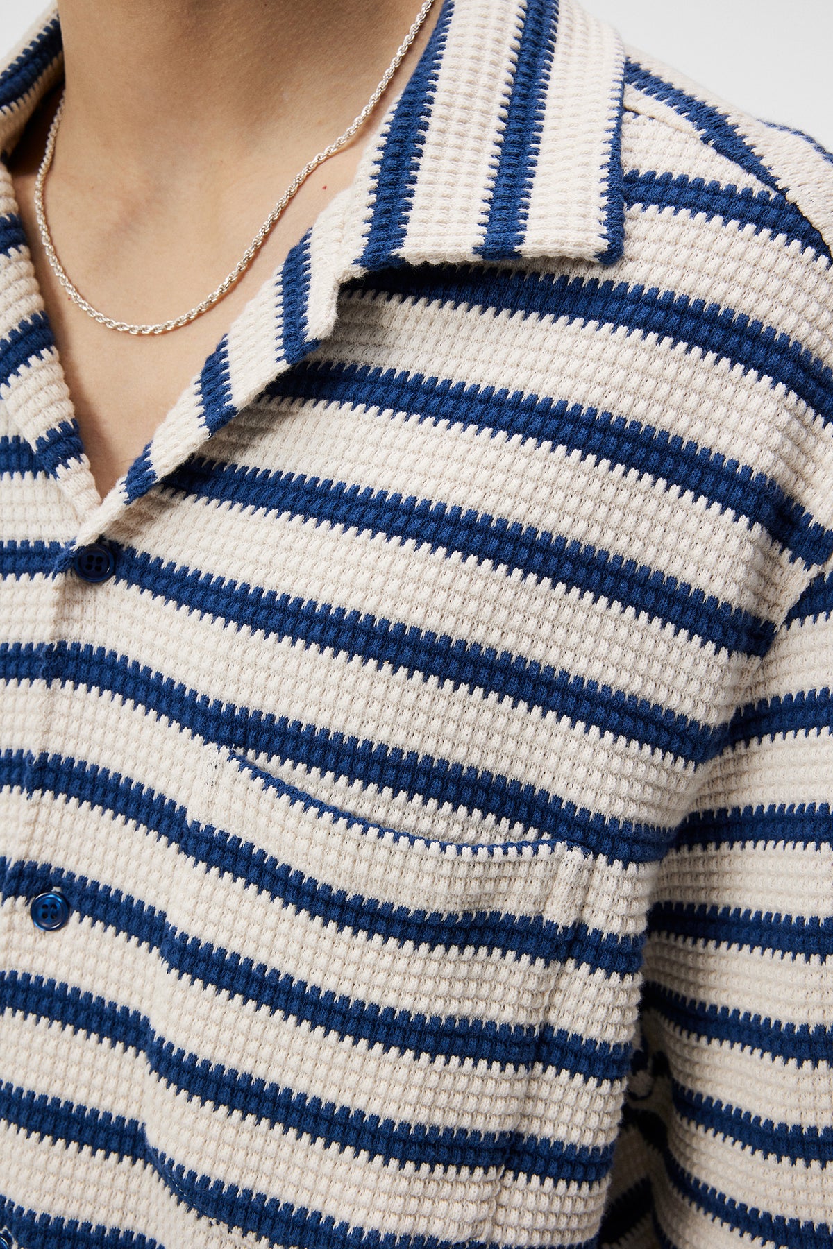 Tiro Resort Stripe Shirt / Estate Blue