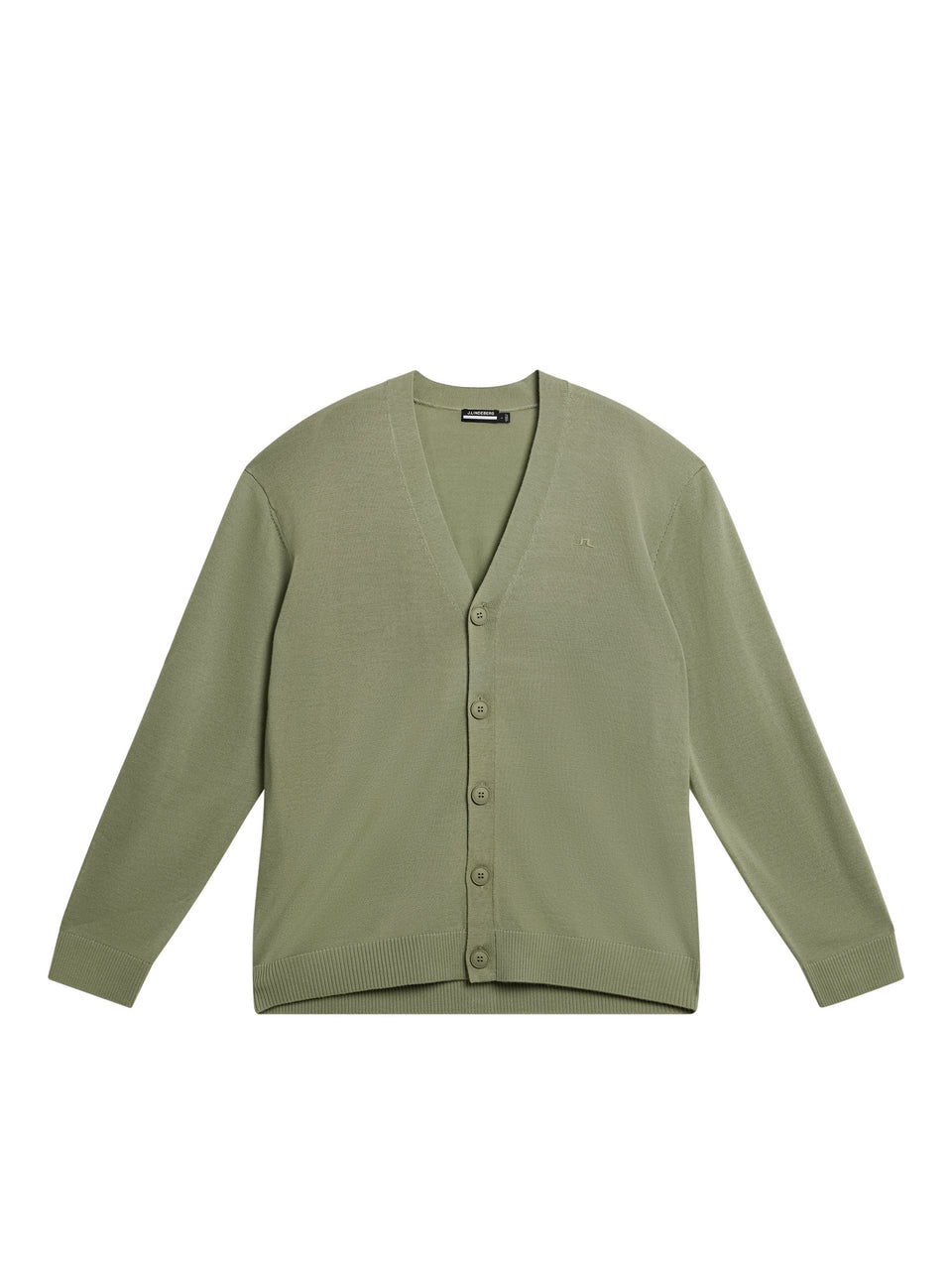 Lucas Knitted Cardigan / Oil Green