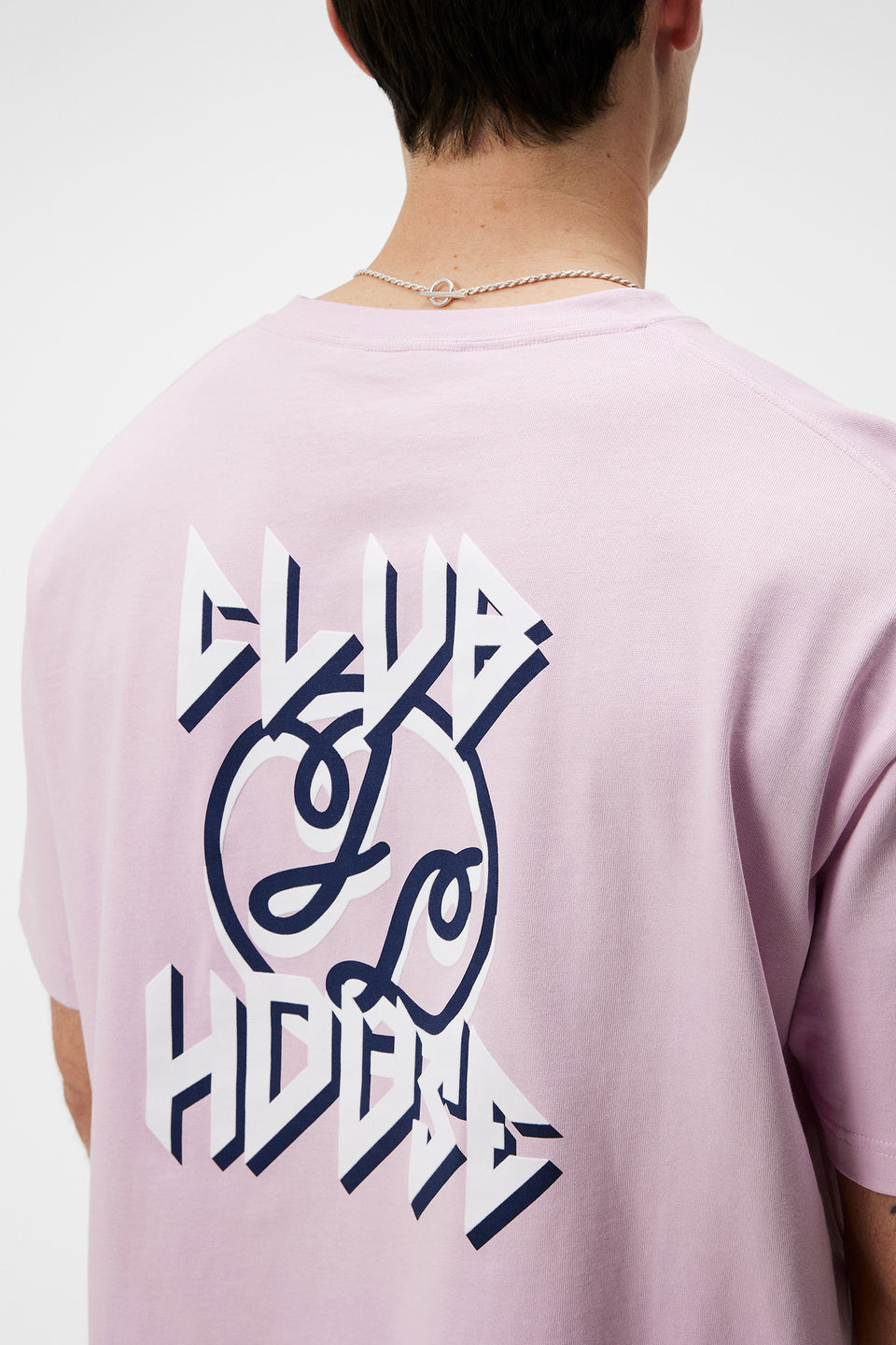 Tjorn Boxy Printed T-shirt / Pink Lavender