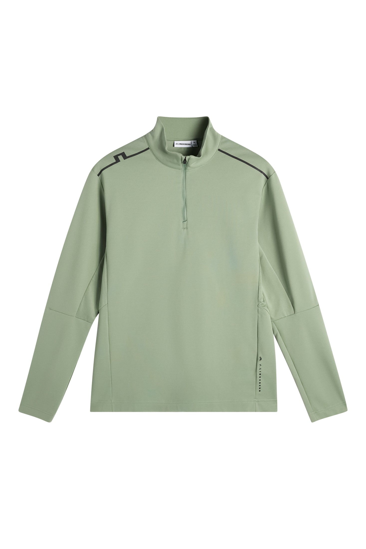 Leon Quarter Zip Mid Layer / Hedge Green | J.Lindeberg Official