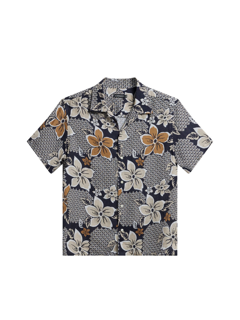 Elio Linen Island Floral Shirt / Island Floral Mix Safari