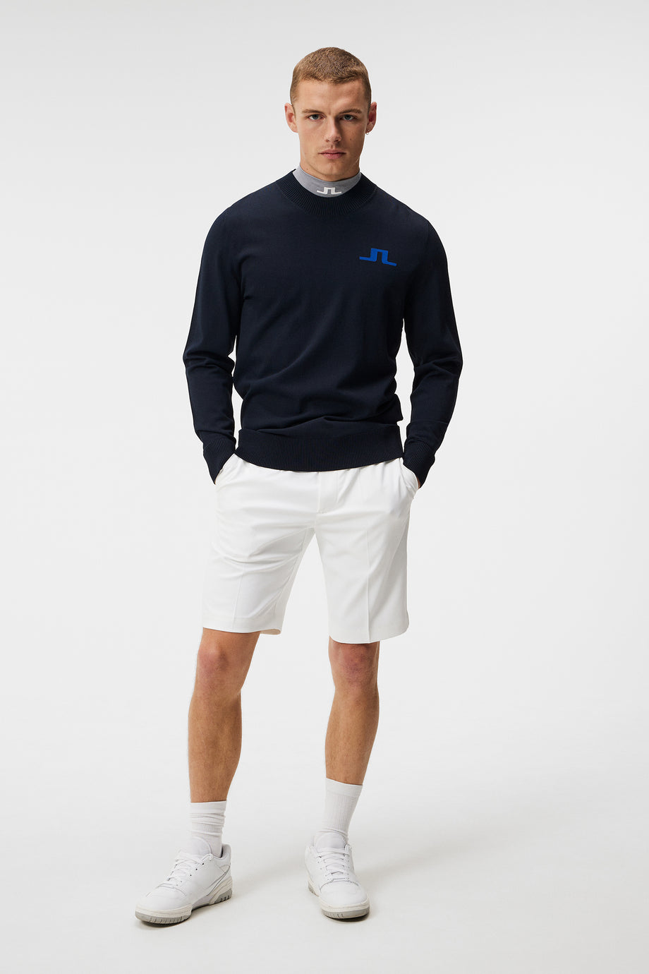 Gus Knitted Sweater / JL Navy