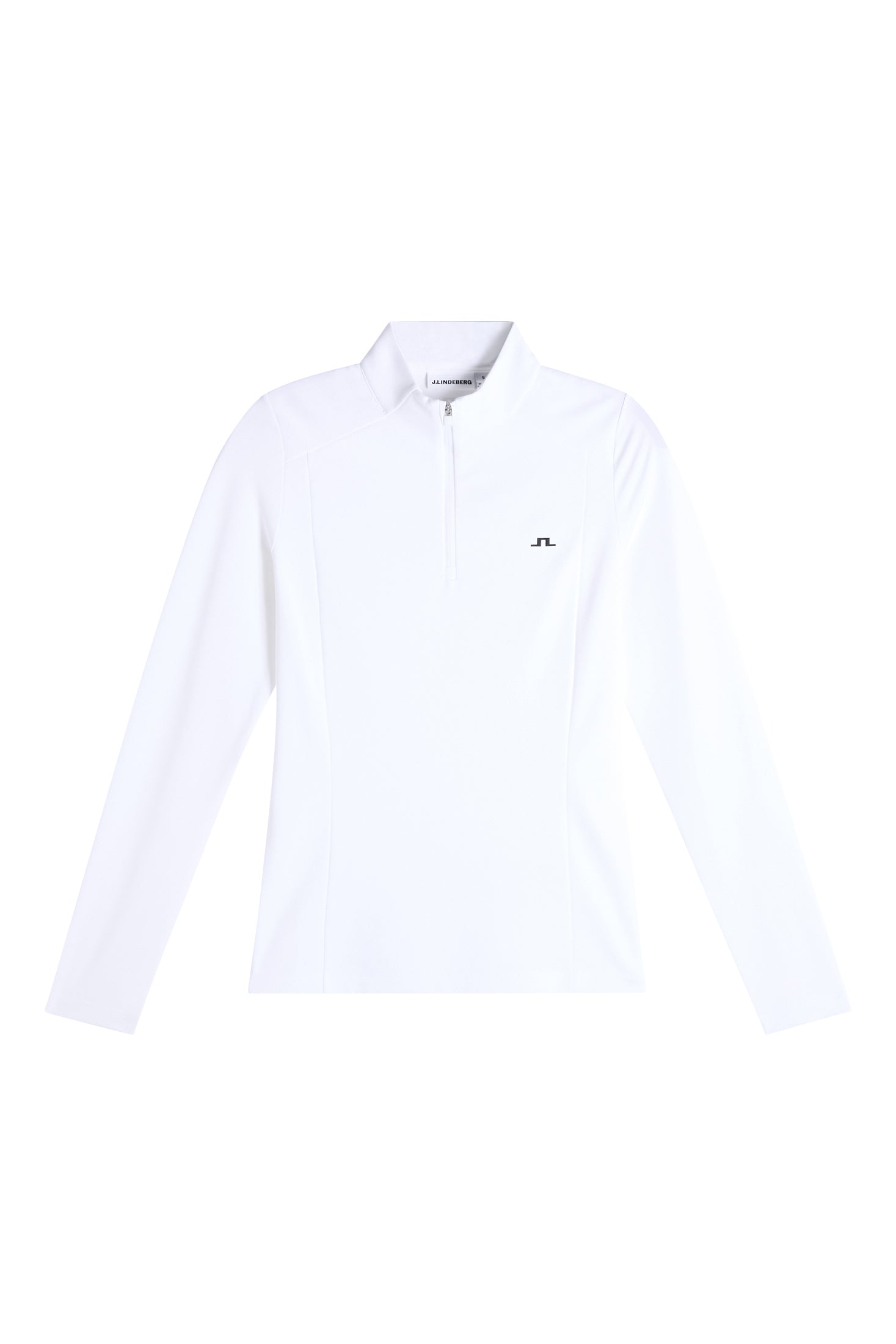 Cindy Quarter Zip Mid Layer / White | J.Lindeberg Official