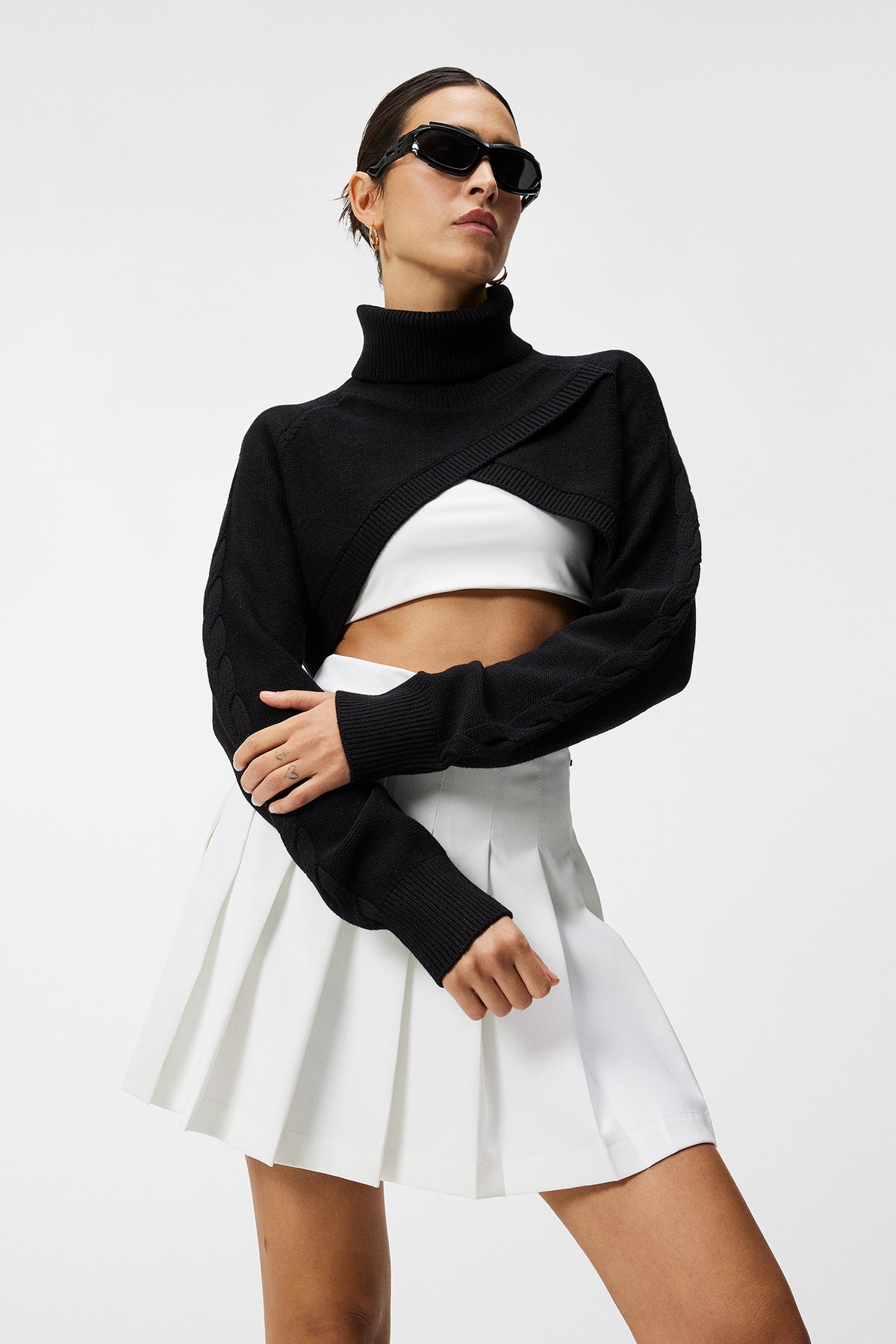 Margot Knitted Bolero / Black