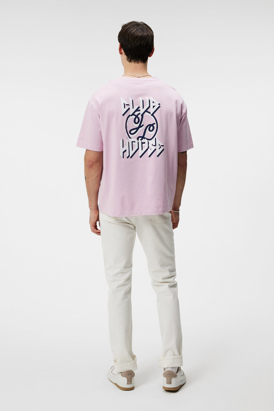 Tjorn Boxy Printed T-shirt / Pink Lavender
