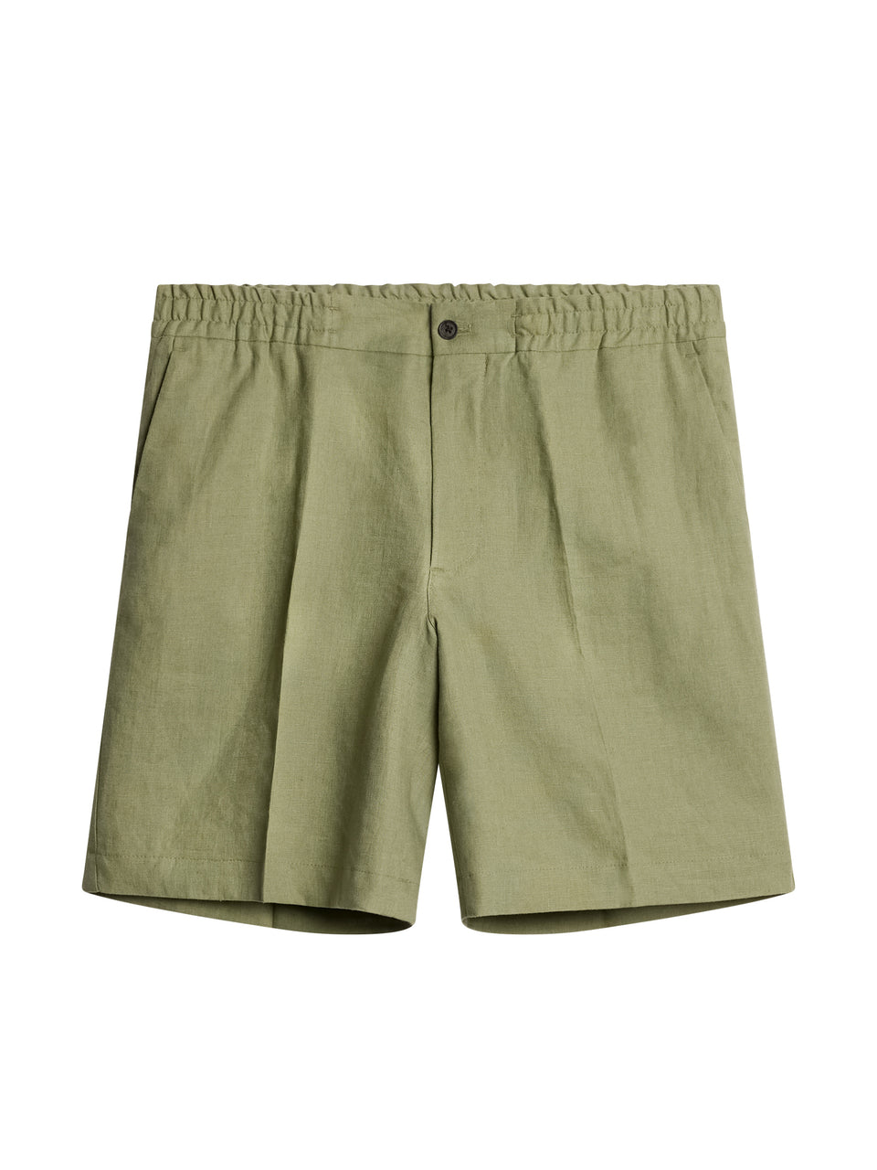 Baron Linen Shorts / Oil Green