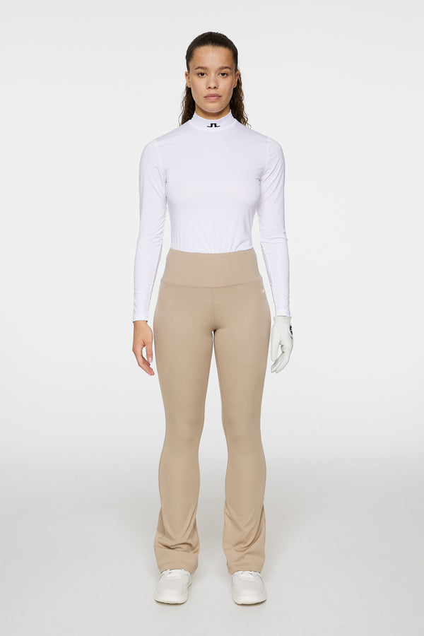 Fiona Flared Leggings / Vintage Khaki