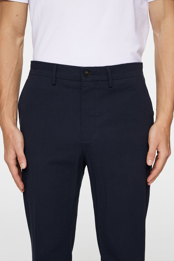 Dropper Seersucker Pants / JL Navy