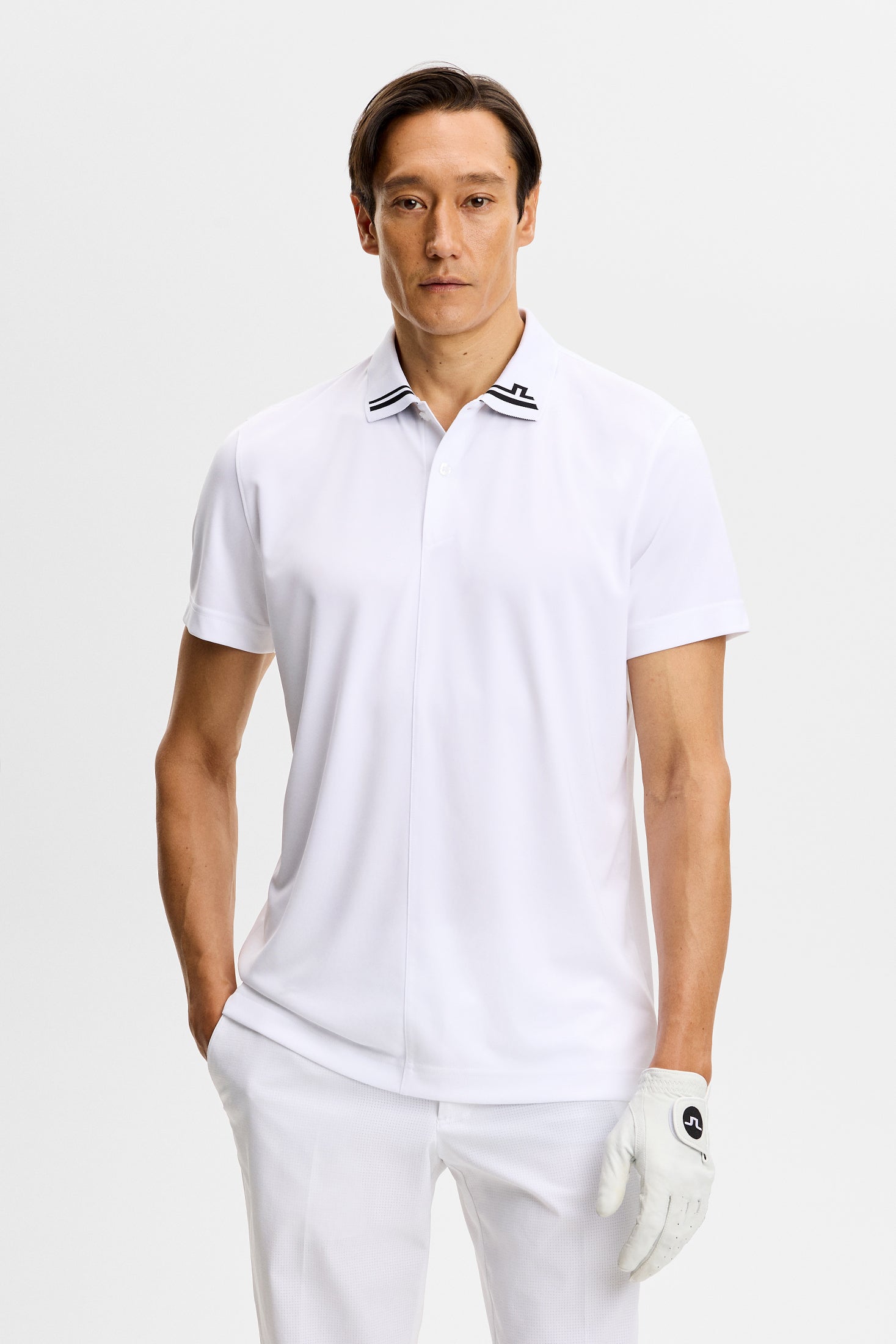Players Polo / White – J.Lindeberg