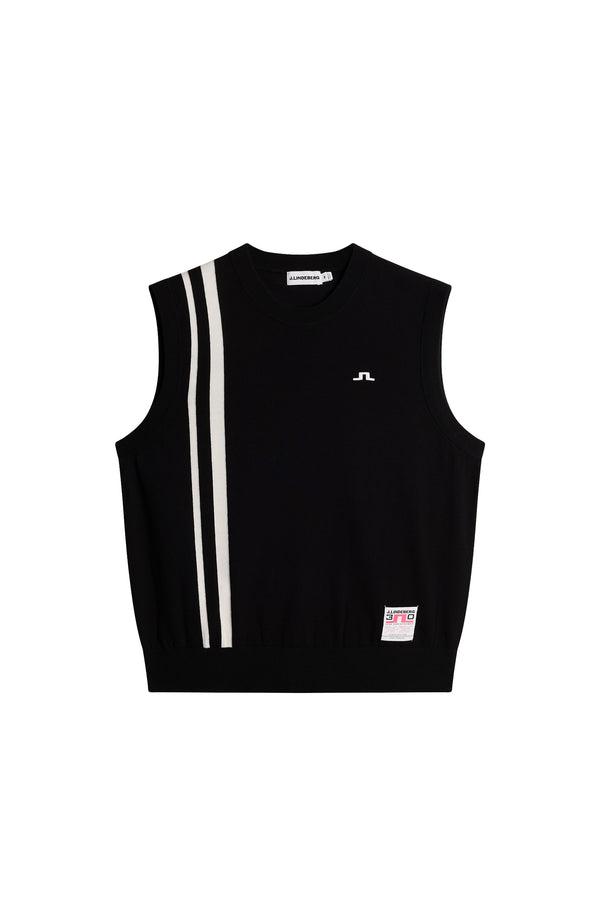 30Y Wallis Knit Vest / Black