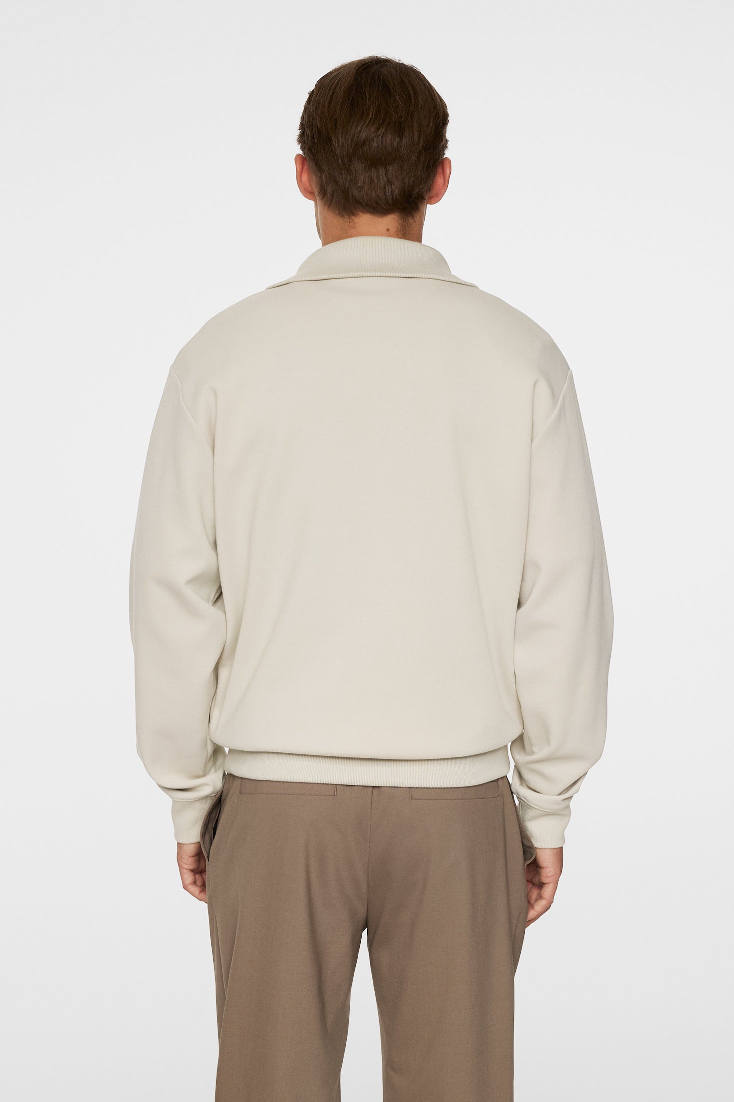 Callan quarter zip / Moonbeam | J.Lindeberg Official