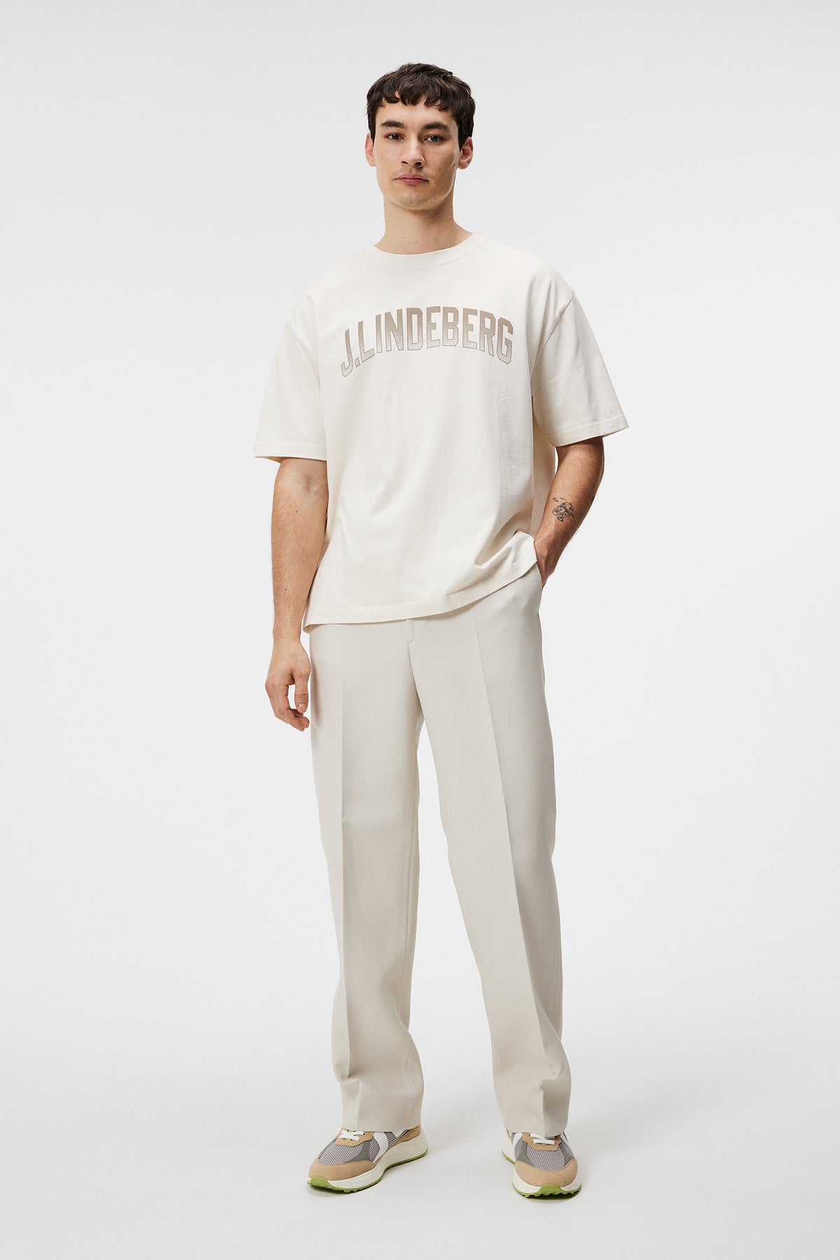 Tjorn Boxy Printed T-shirt / Cloud White