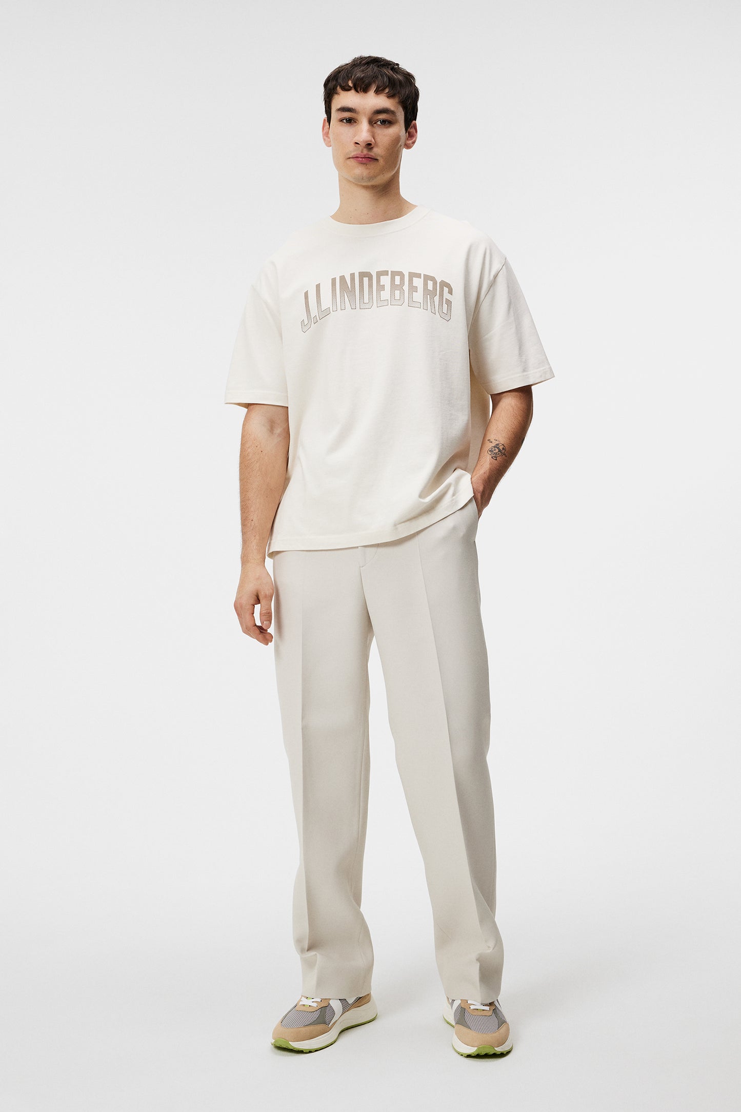 Tjorn Boxy Printed T-shirt / Cloud White