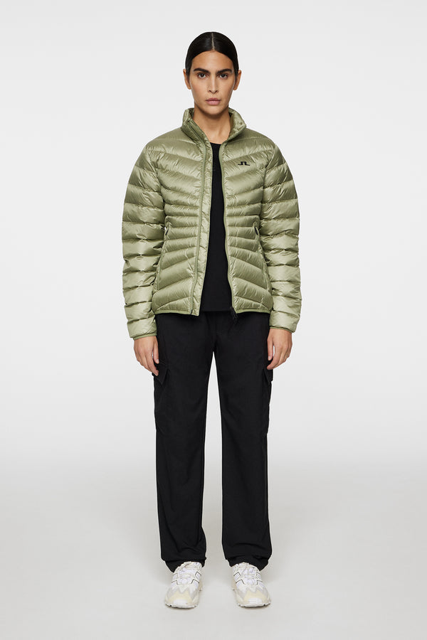 Lara Light Down Jacket / Oil Green