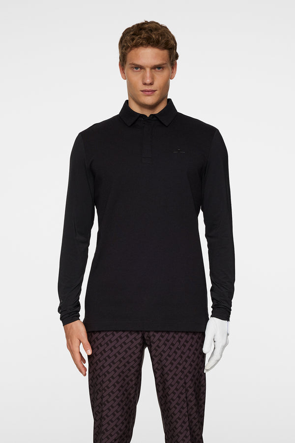 Sean Hybrid LS Polo / Black