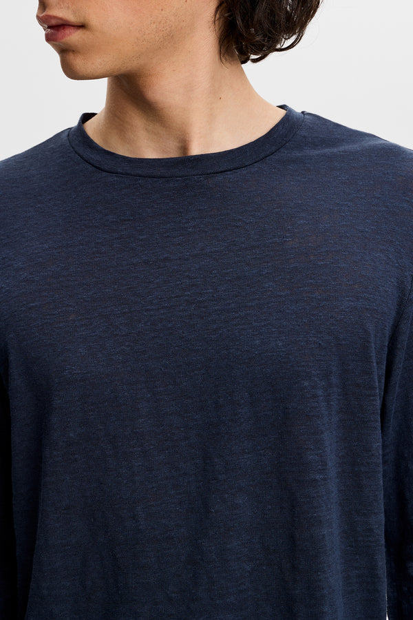 Coma Linen LS / JL Navy