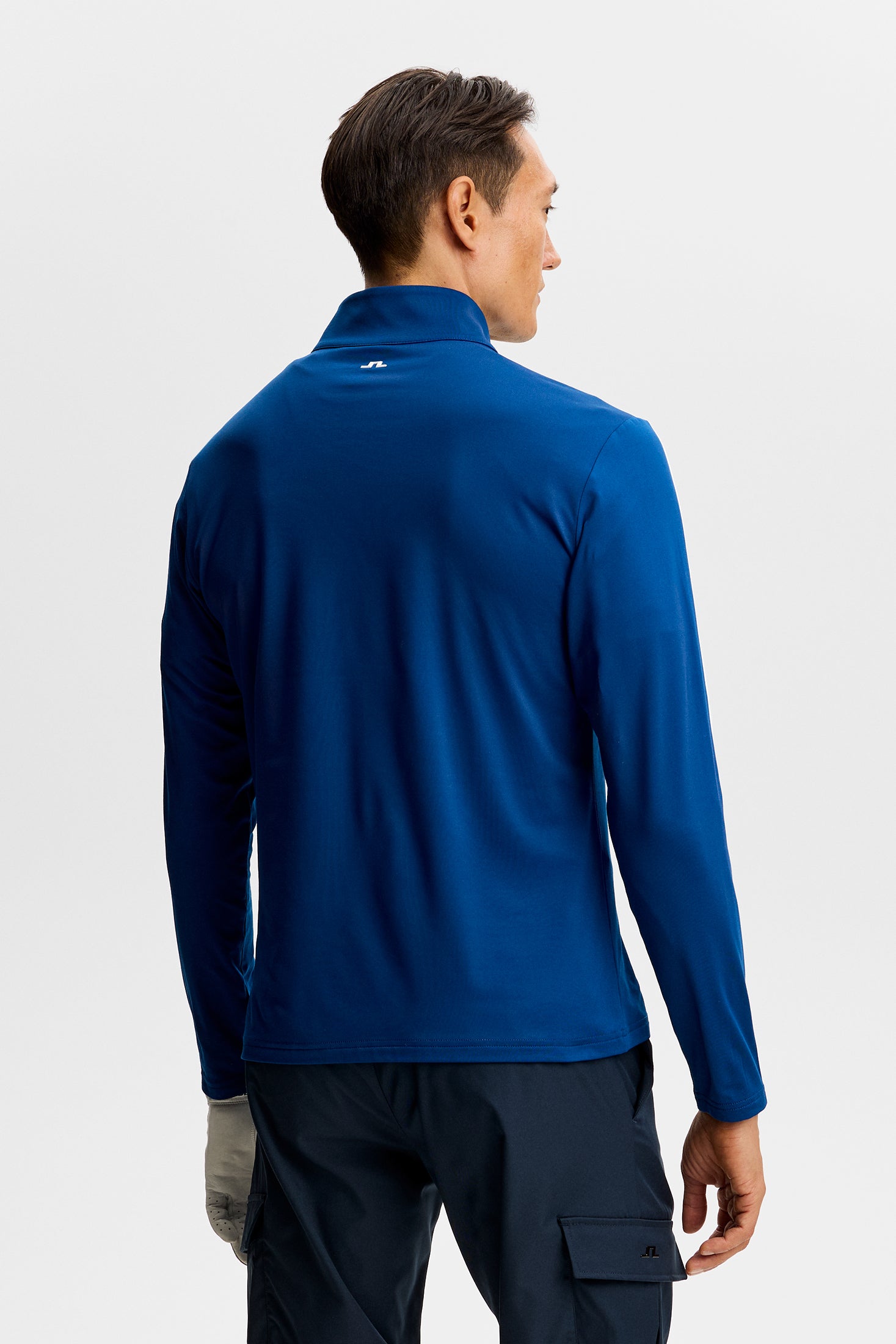 Keaton Quarter Zip Mid Layer / Estate Blue – J.Lindeberg EU
