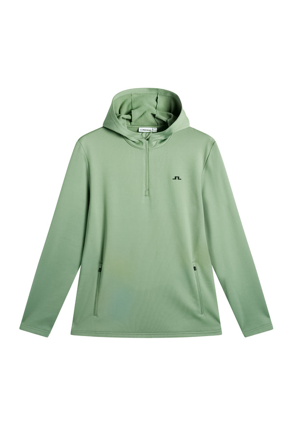 Aerial Quarter Zip Hood / Hedge Green
