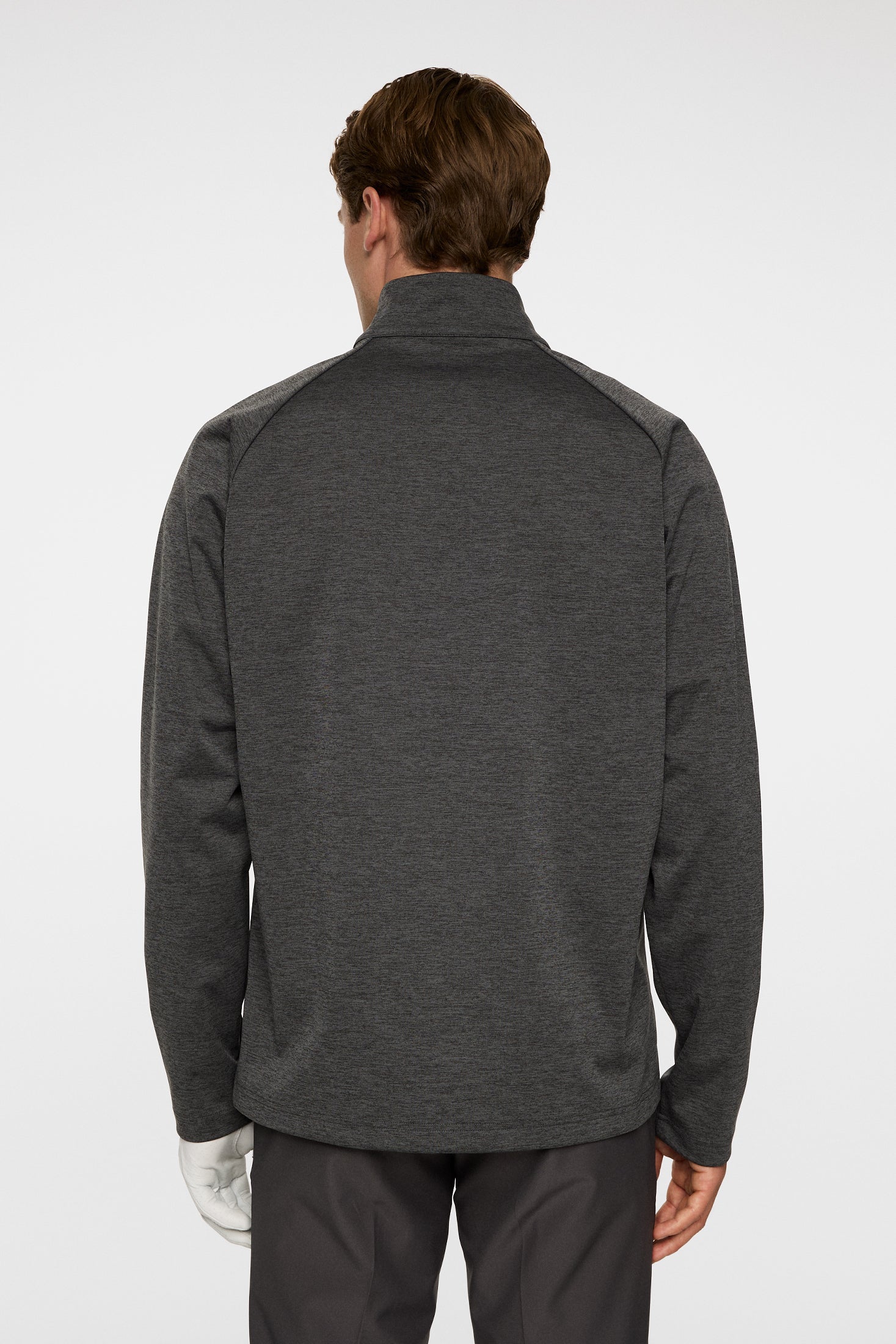 Raph Quilt Hybrid Jacket / Asphalt and Black Melange | J.Lindeberg