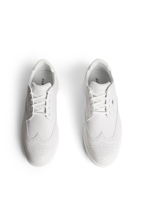 Fairway Brogue Golf Sneaker / White