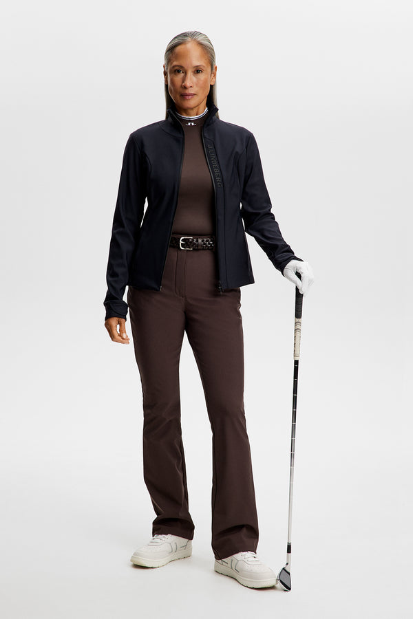 Mia Bonded Pant / Seal Brown