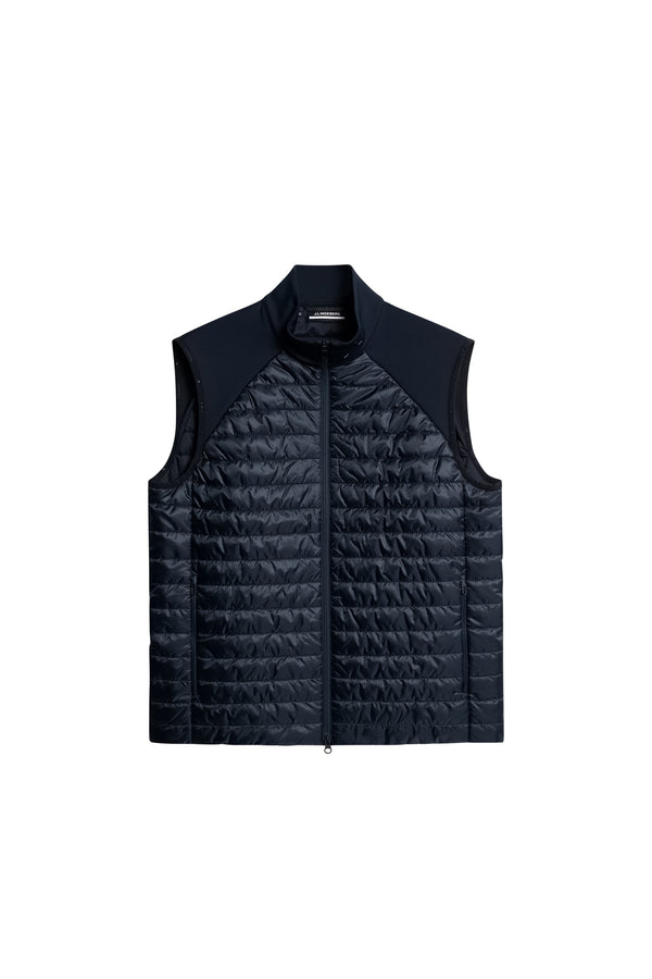 Hayden Quilt Hybrid Vest / JL Navy