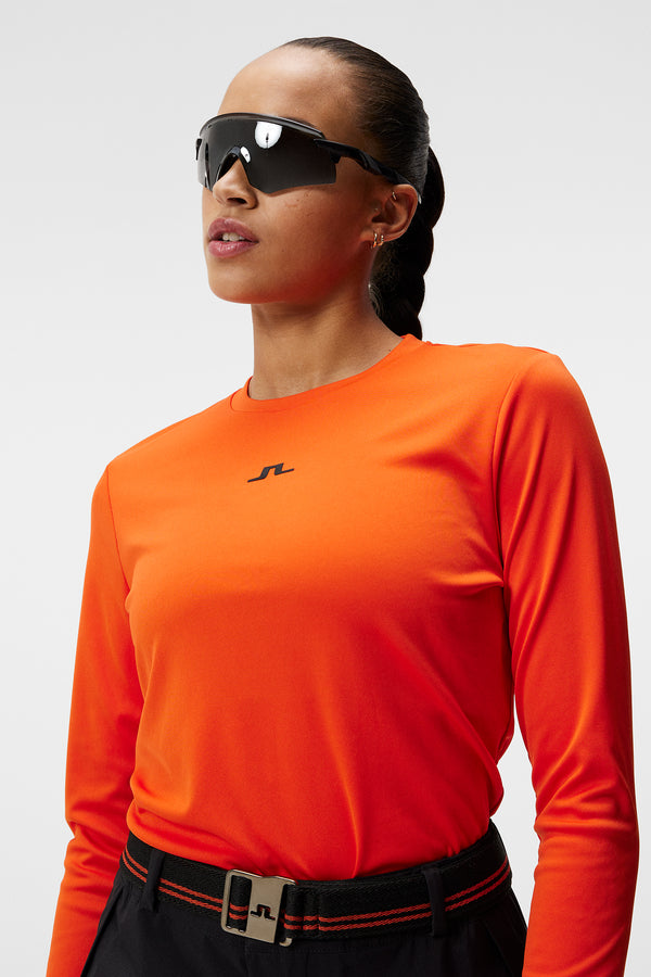 Ada LS T-shirt / Tangerine Tango