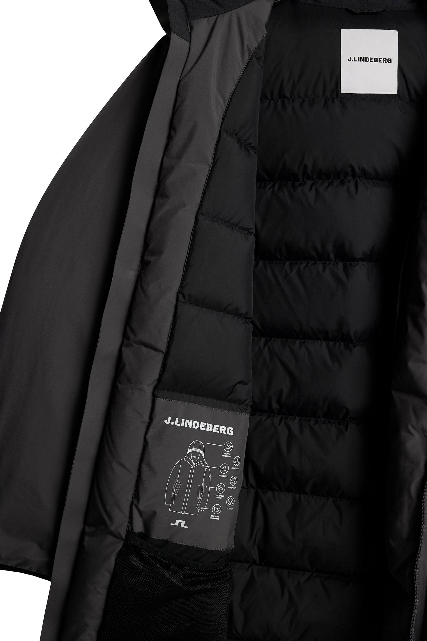 Alon 3L Down Parka / Asphalt – J.Lindeberg EU