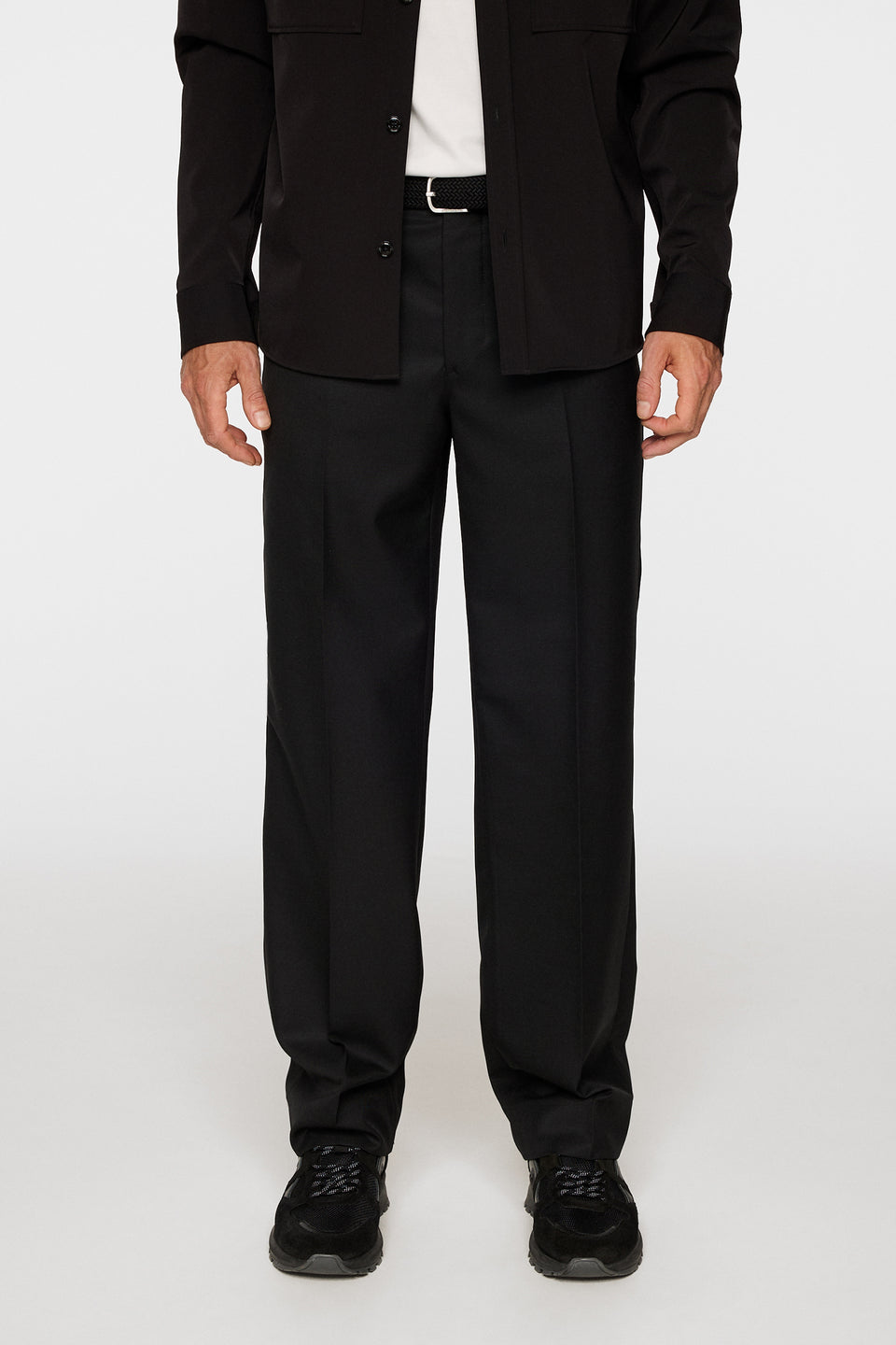 Gabi Sharp Twill Pants / Black