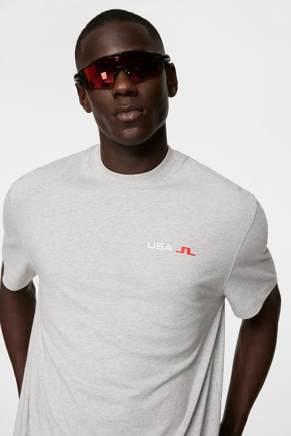 Elie Unisex T-Shirt / Light Grey Melange