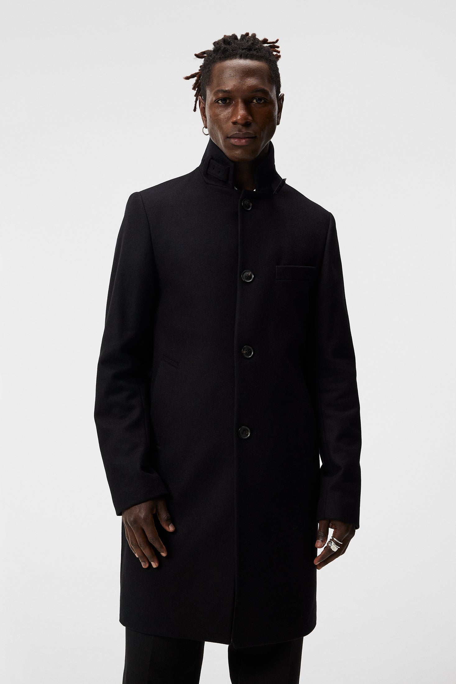 Holger Melton Coat / Black