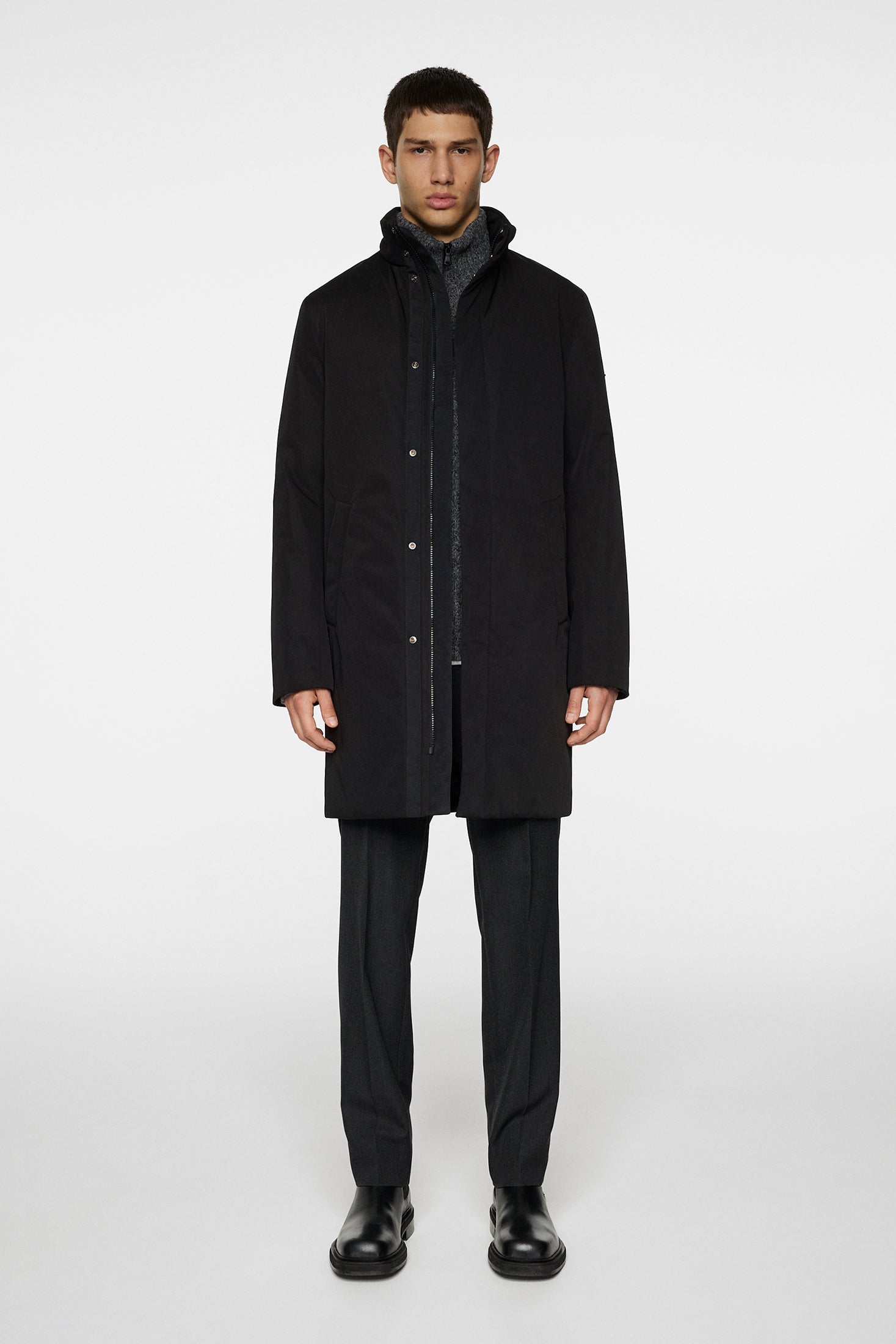 Hassan 2L Padded Coat / Black – J.Lindeberg EU