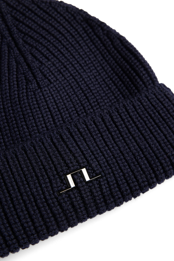 Merino Beanie / JL Navy