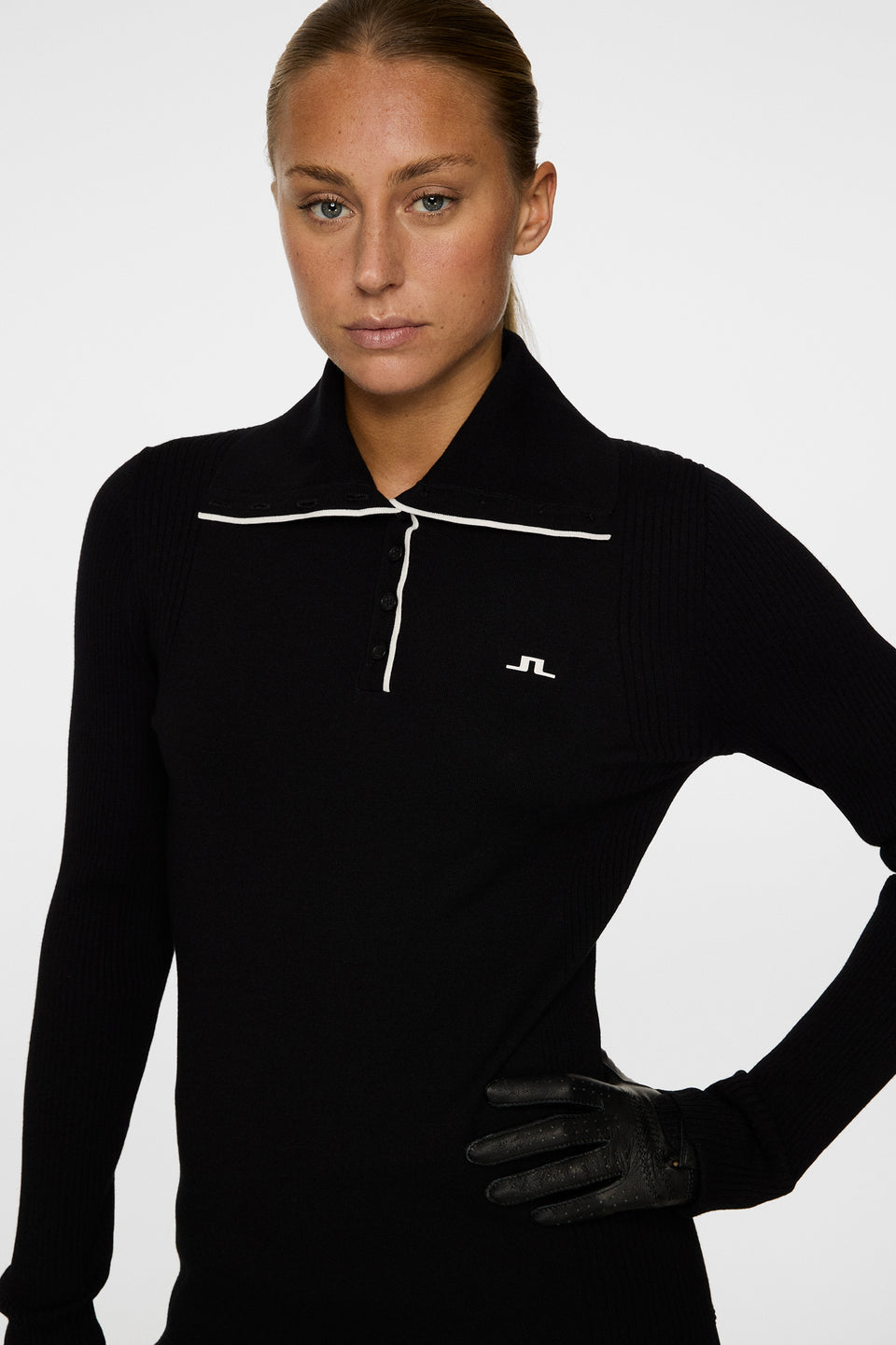 Leonie Knitted Shirt / Black