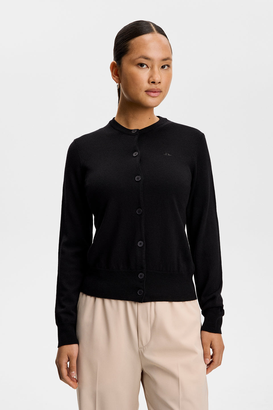 Joanna Knitted Cardigan / Black