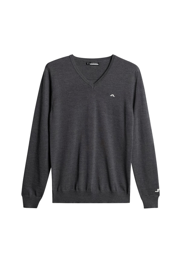 Lymann Knitted Sweater / Dark Grey Melange