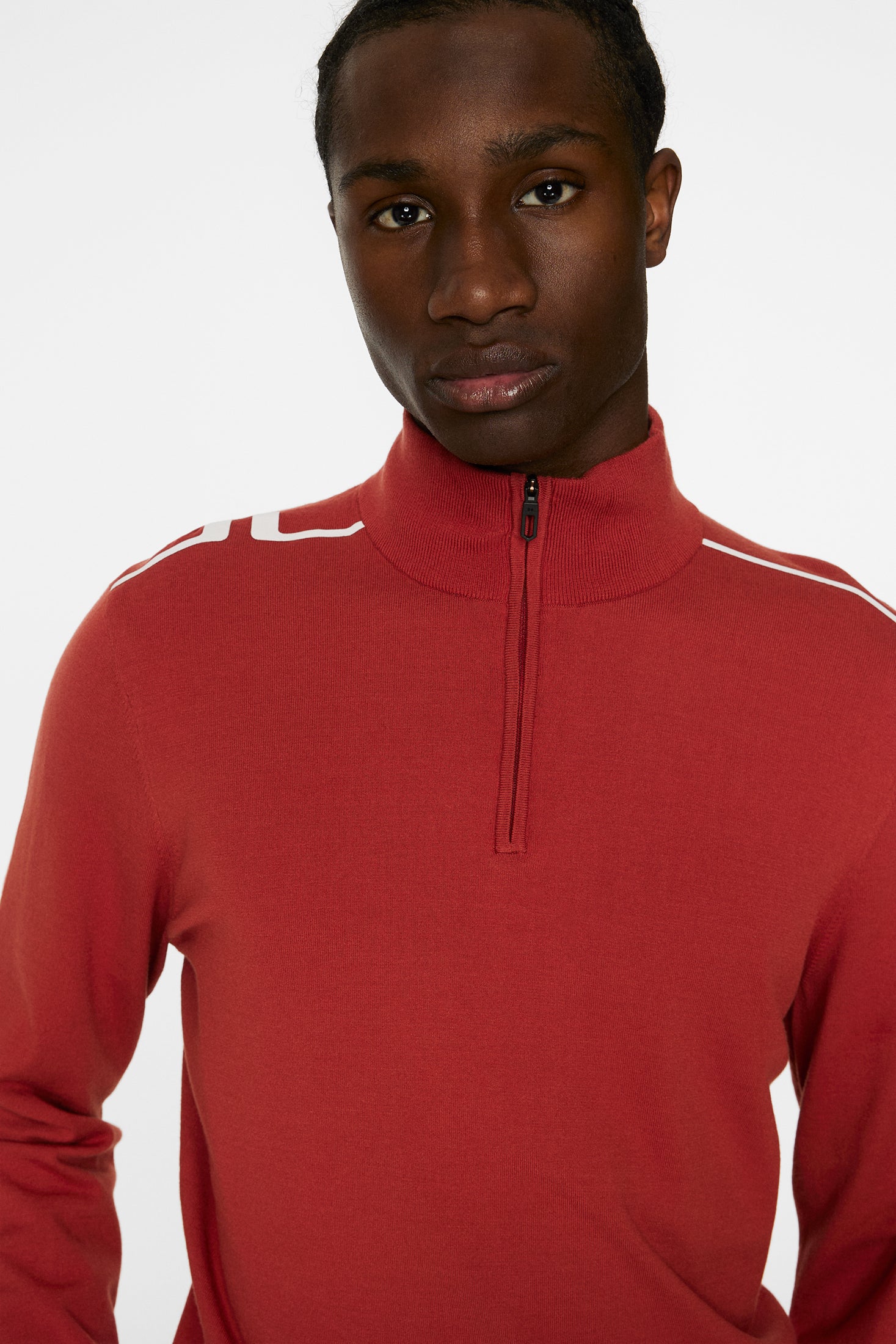 Mac Knitted Zip Sweater / Bossa Nova – J.Lindeberg